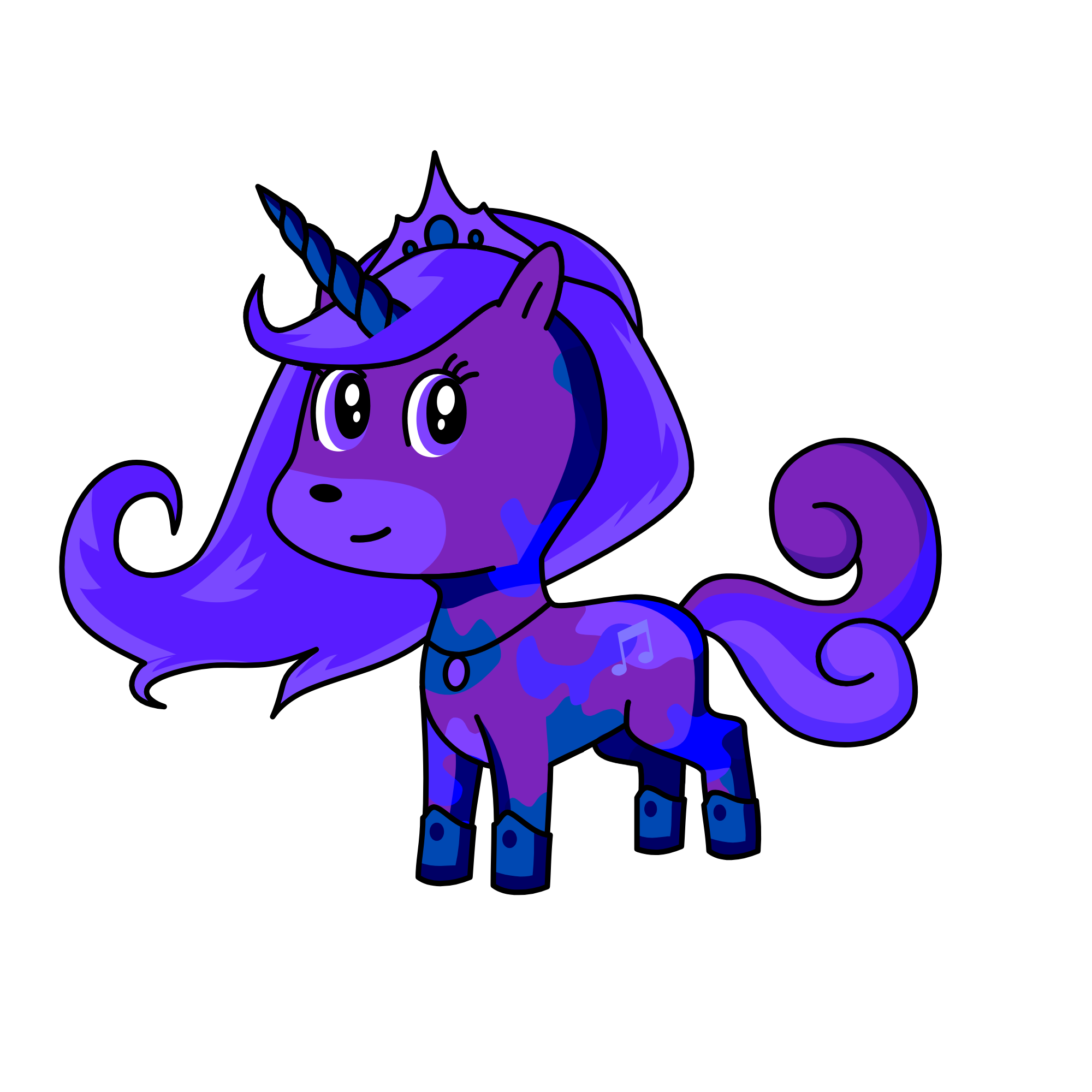 Luna, the unicorn