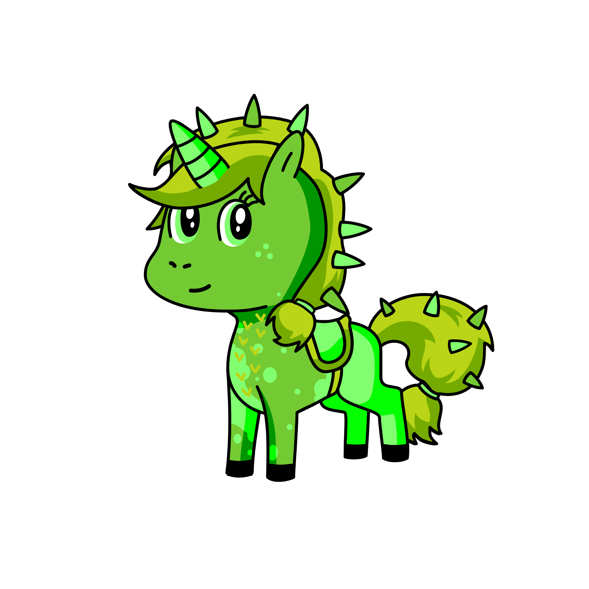 Cactus, the unicorn