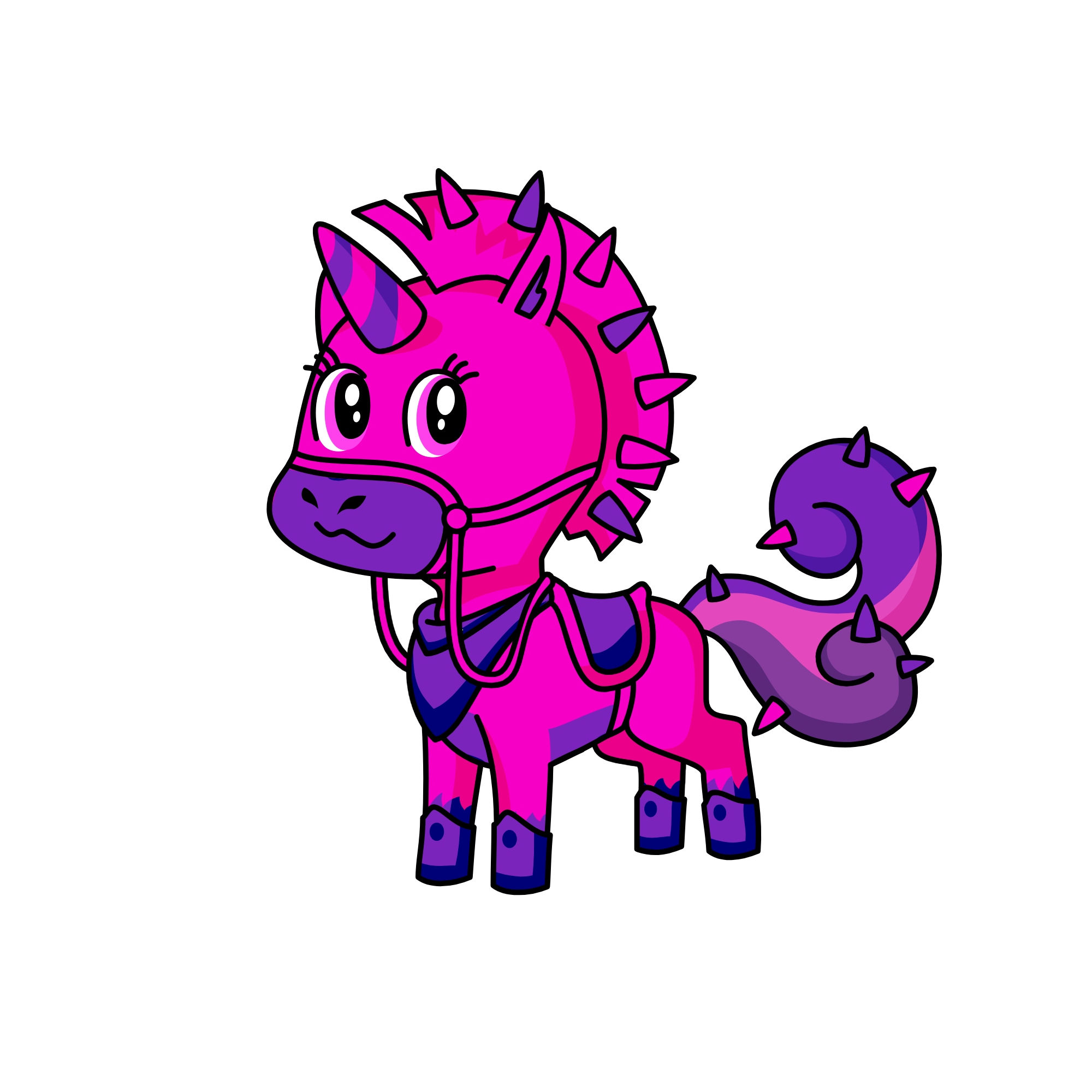 spikey, the unicorn