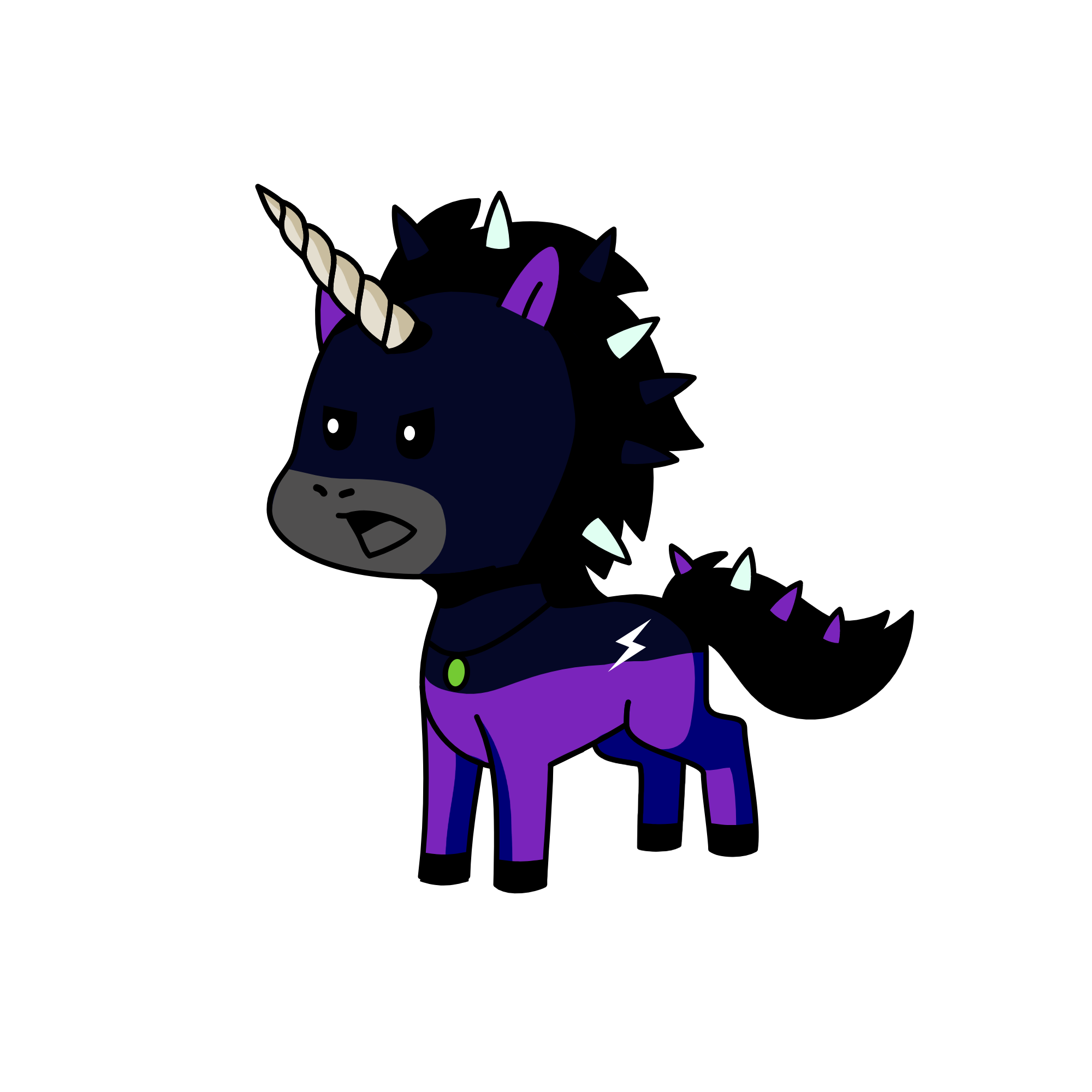 raven, the unicorn