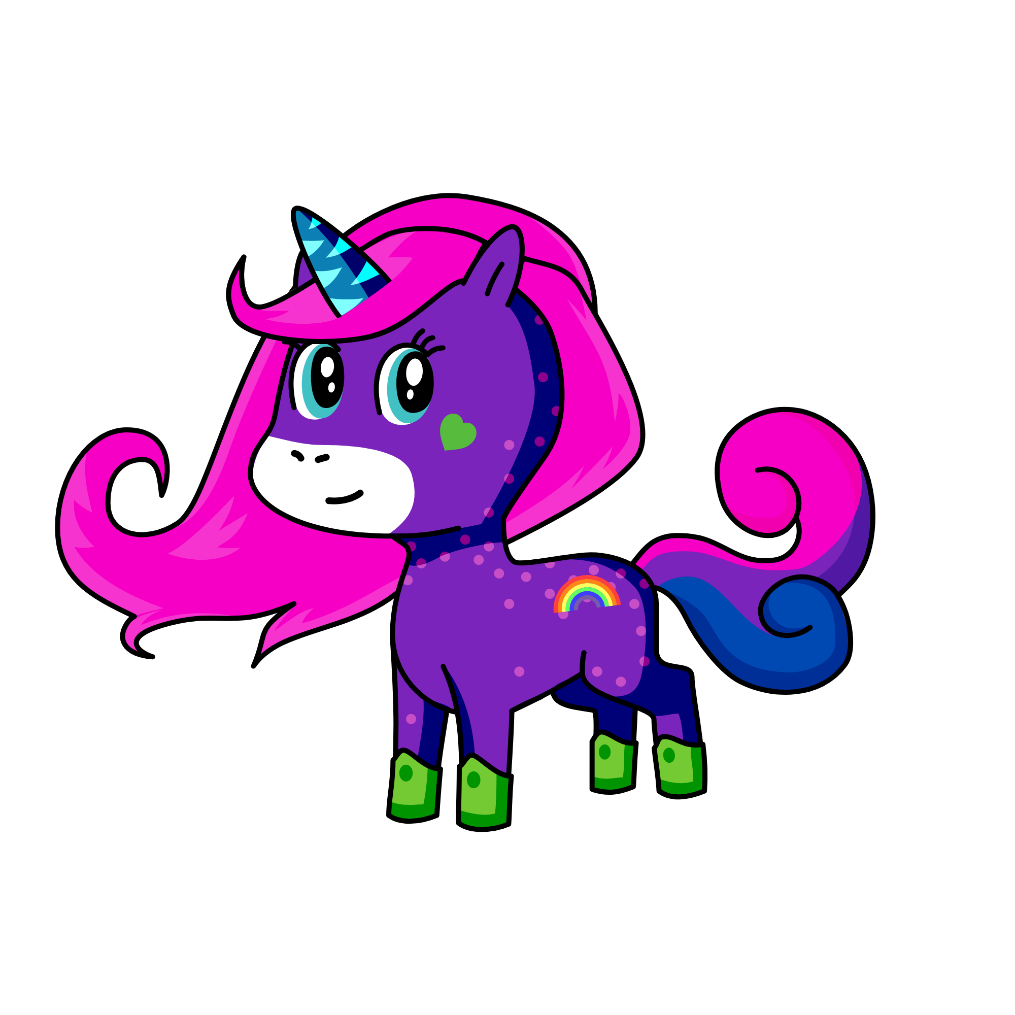 Dotty, the unicorn