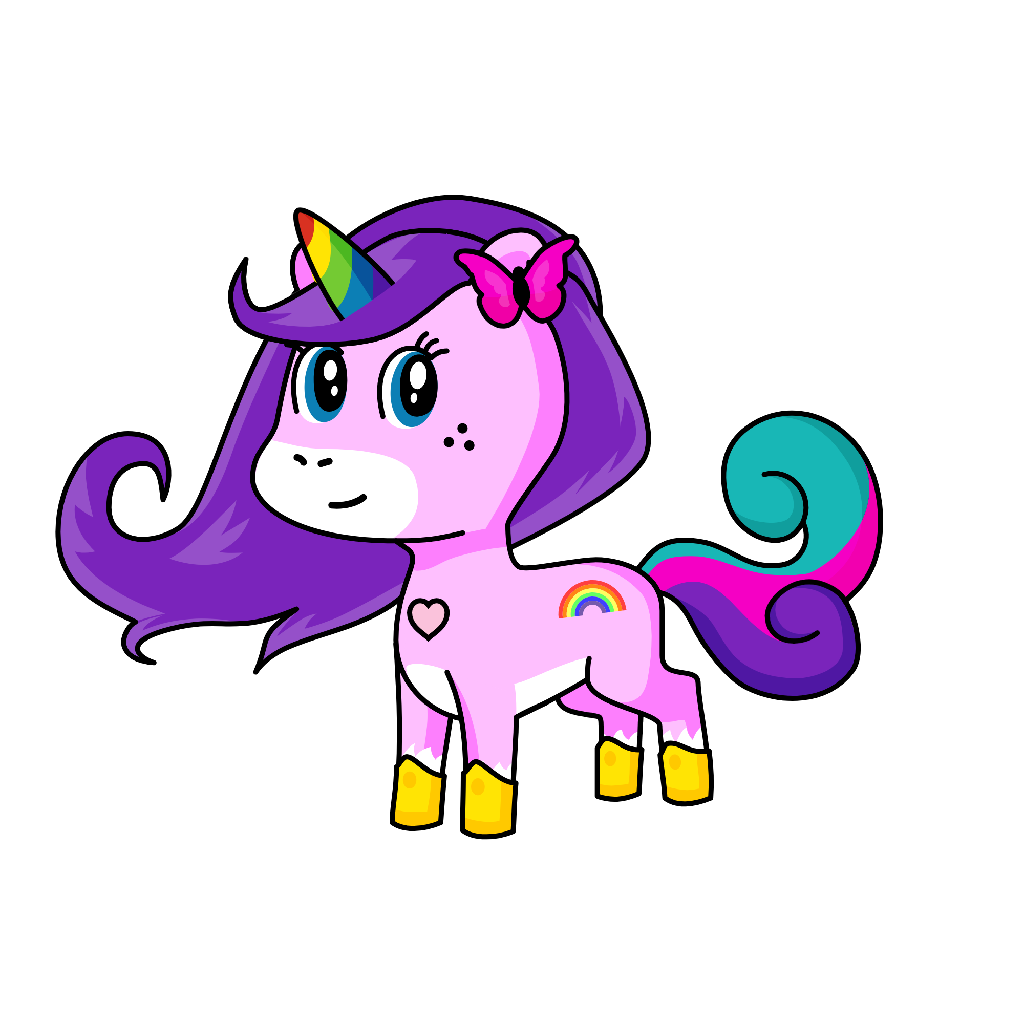 rainbow, the unicorn