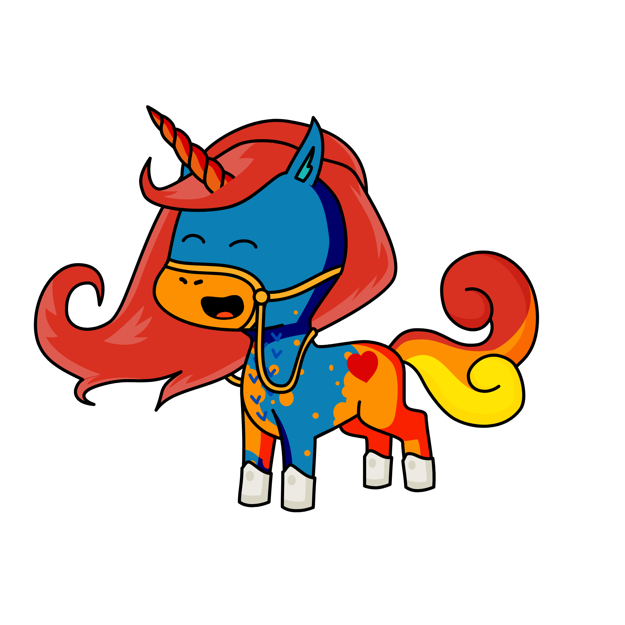 Wombo-Combo, the unicorn
