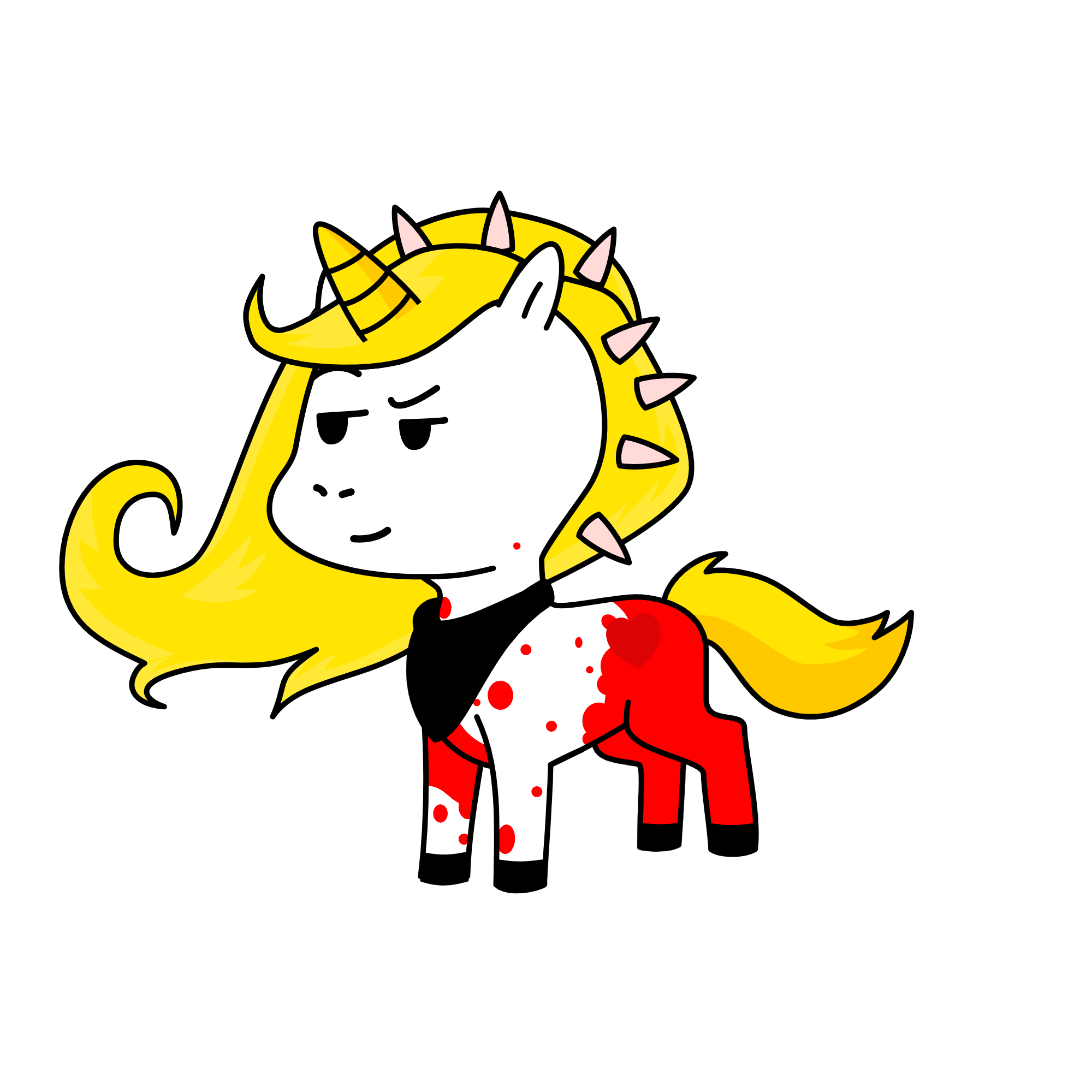 hunnybunbungliterpoopshartjr, the unicorn