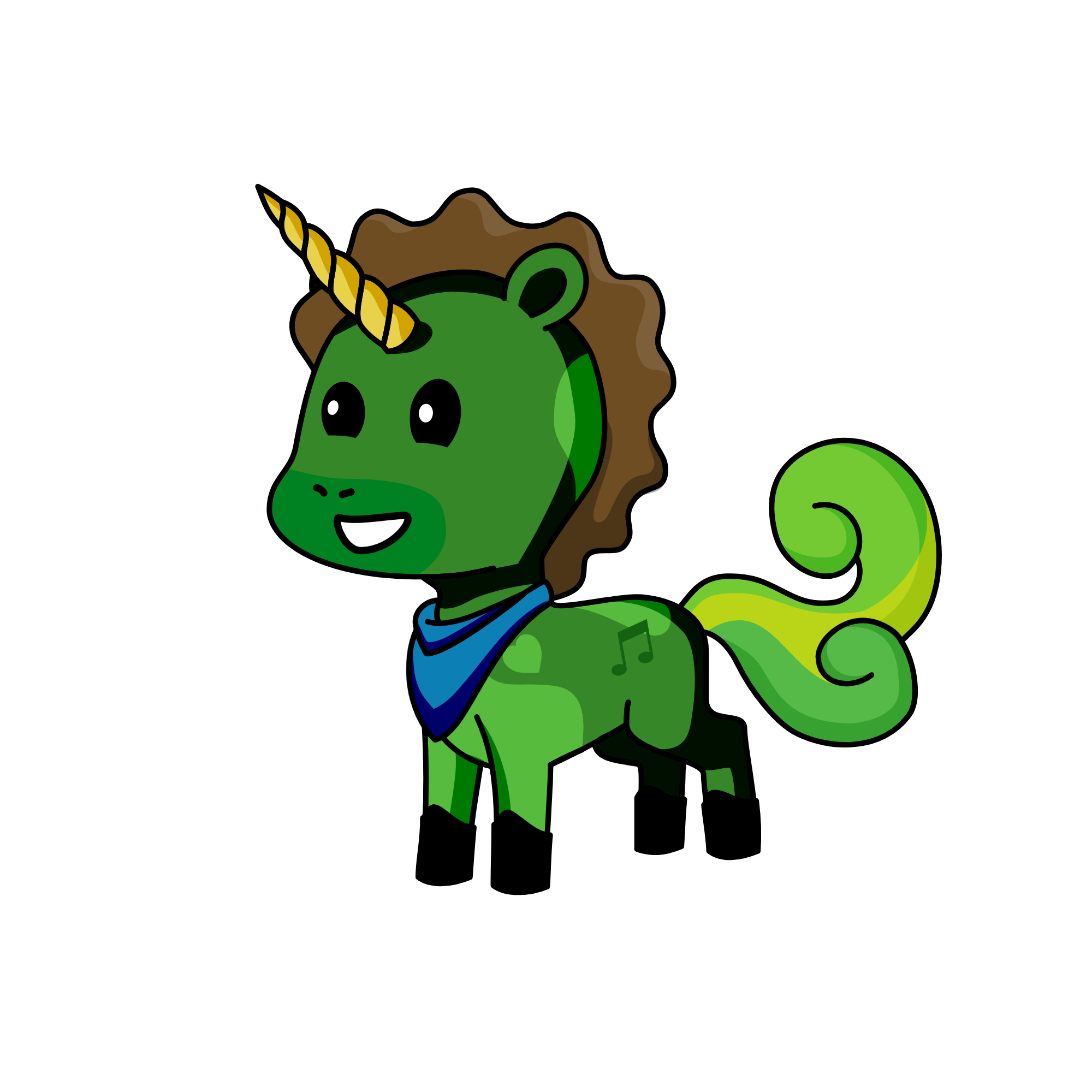 turtle, the unicorn