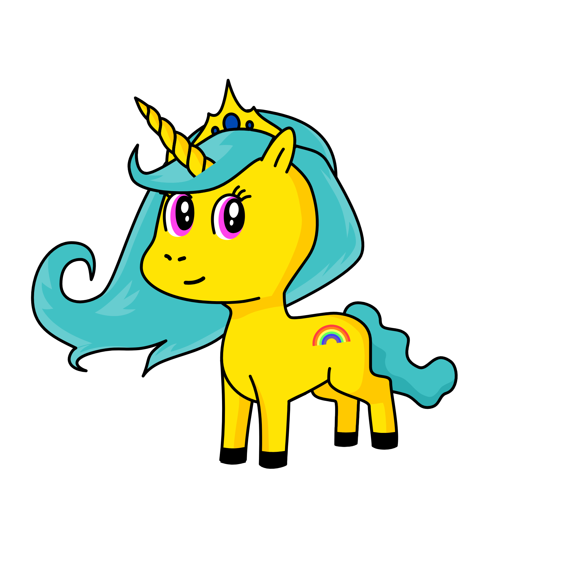 Princess celistia, the unicorn