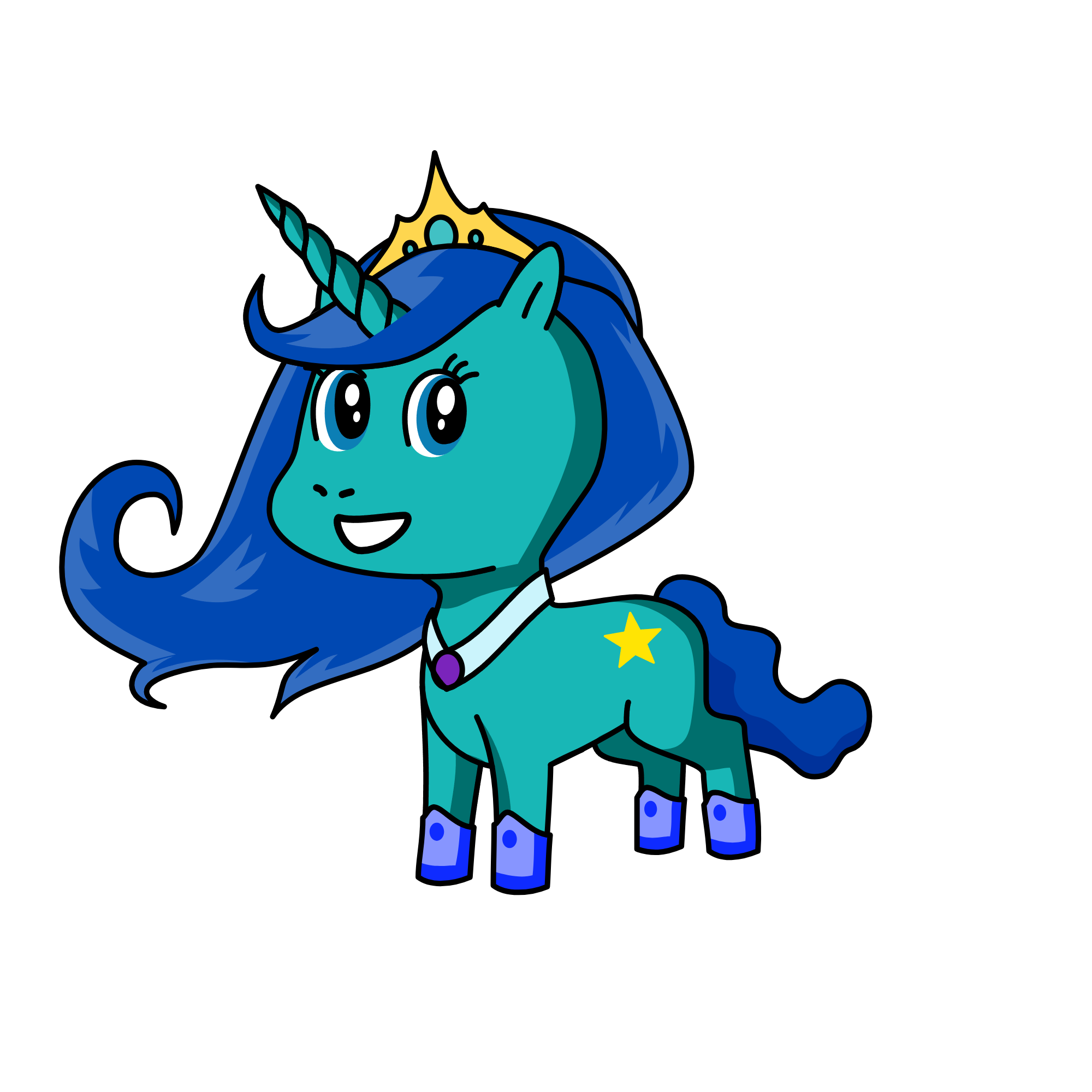 Moonlight Star, the unicorn