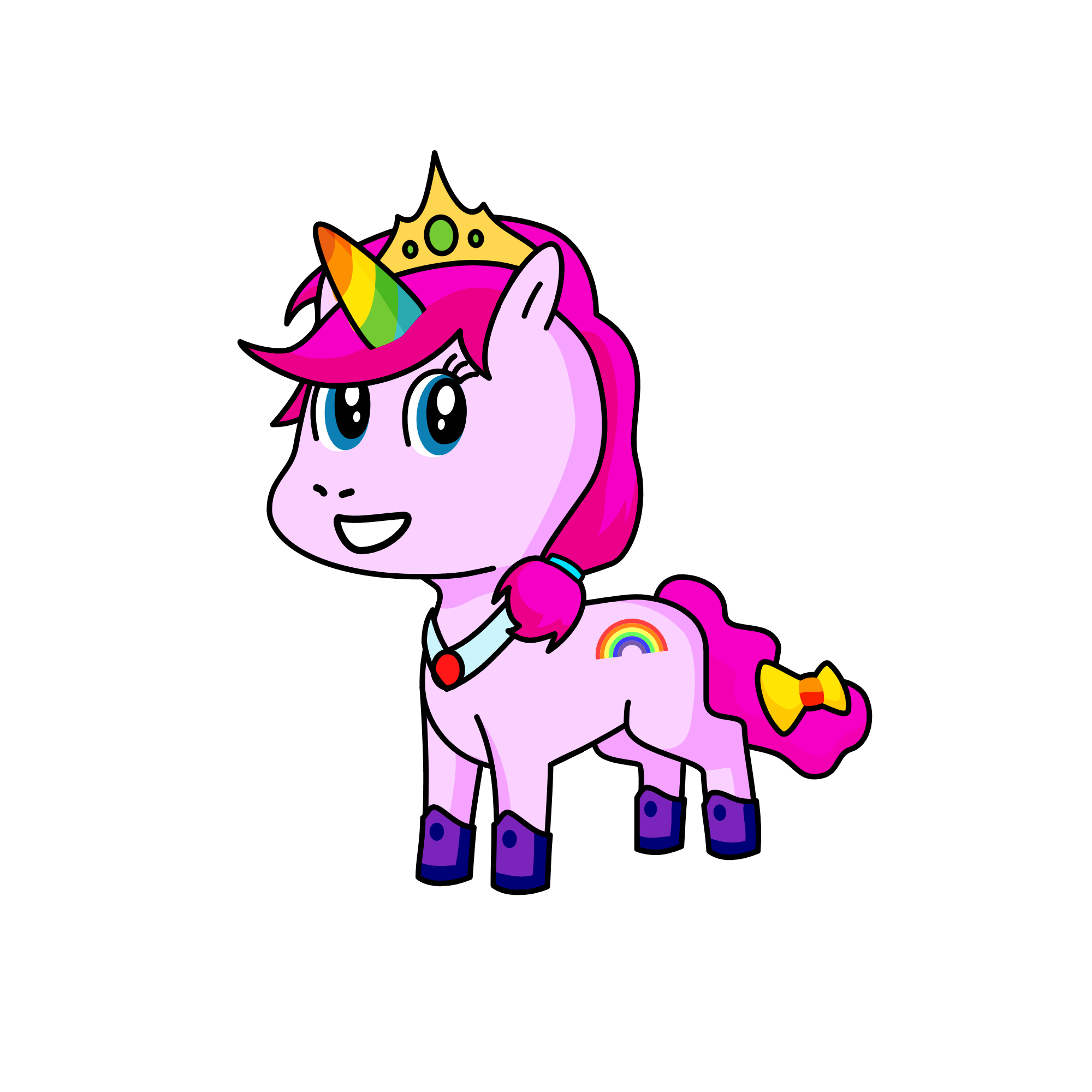 Shining Rainbow, the unicorn