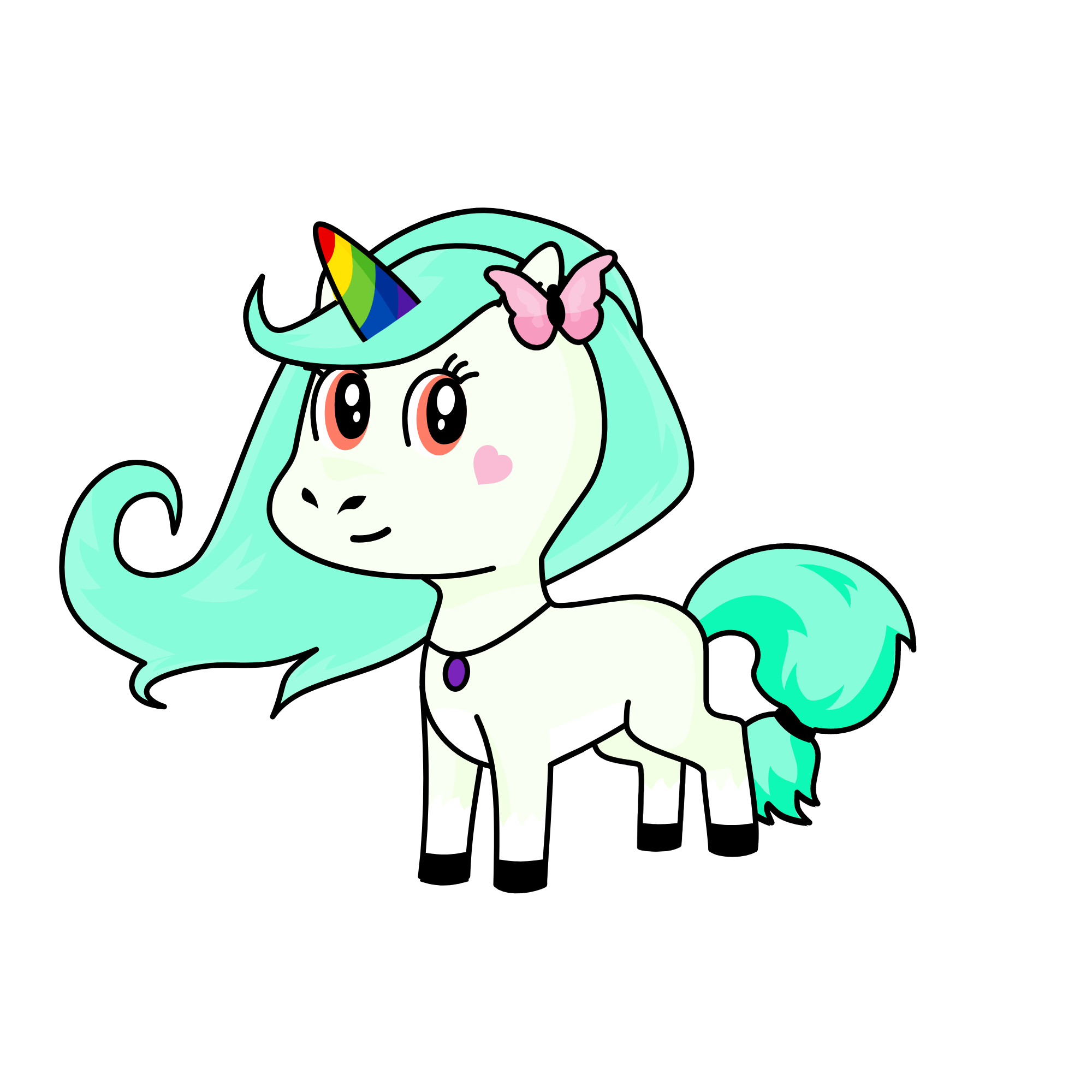 Scarlet, the unicorn