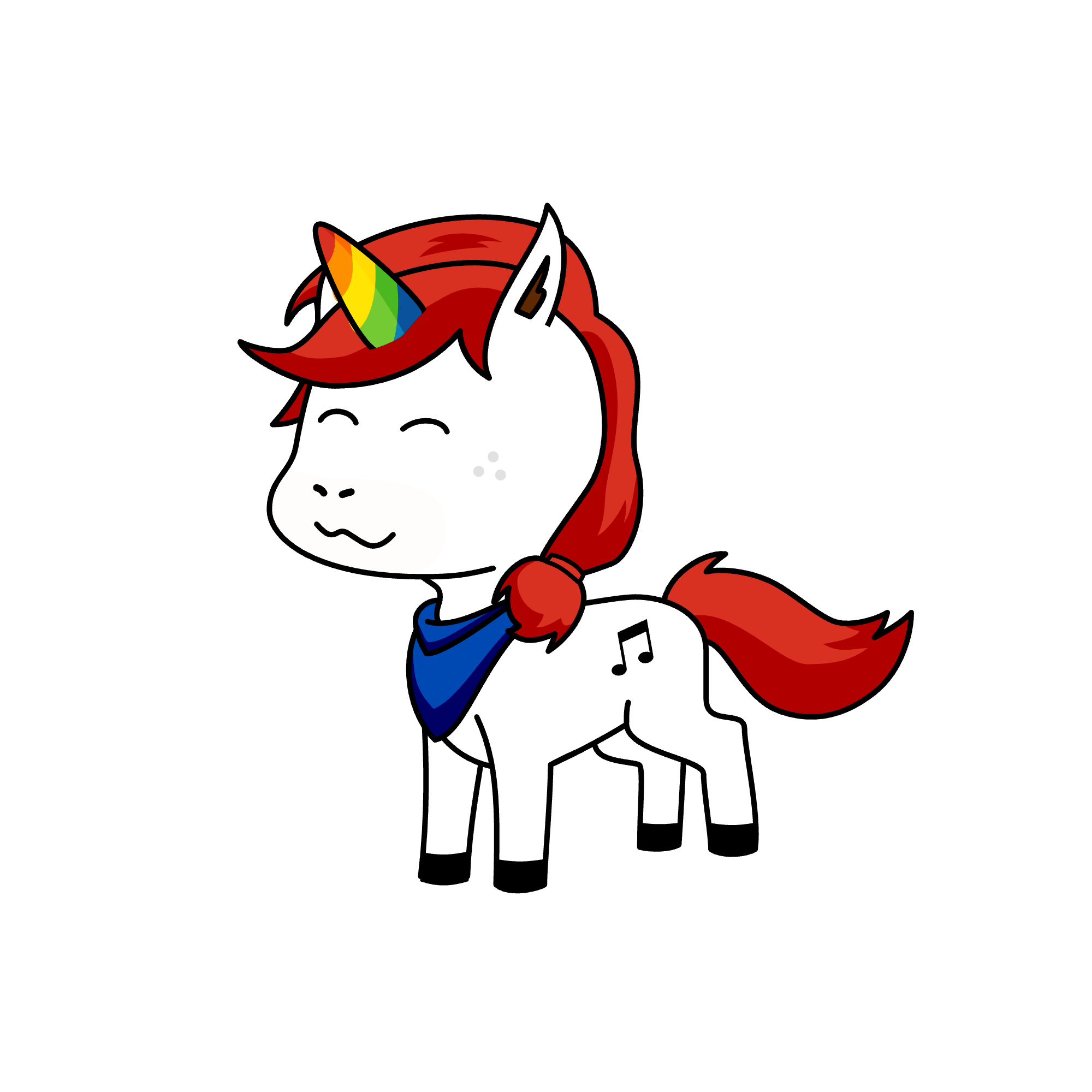 Muxie, the unicorn