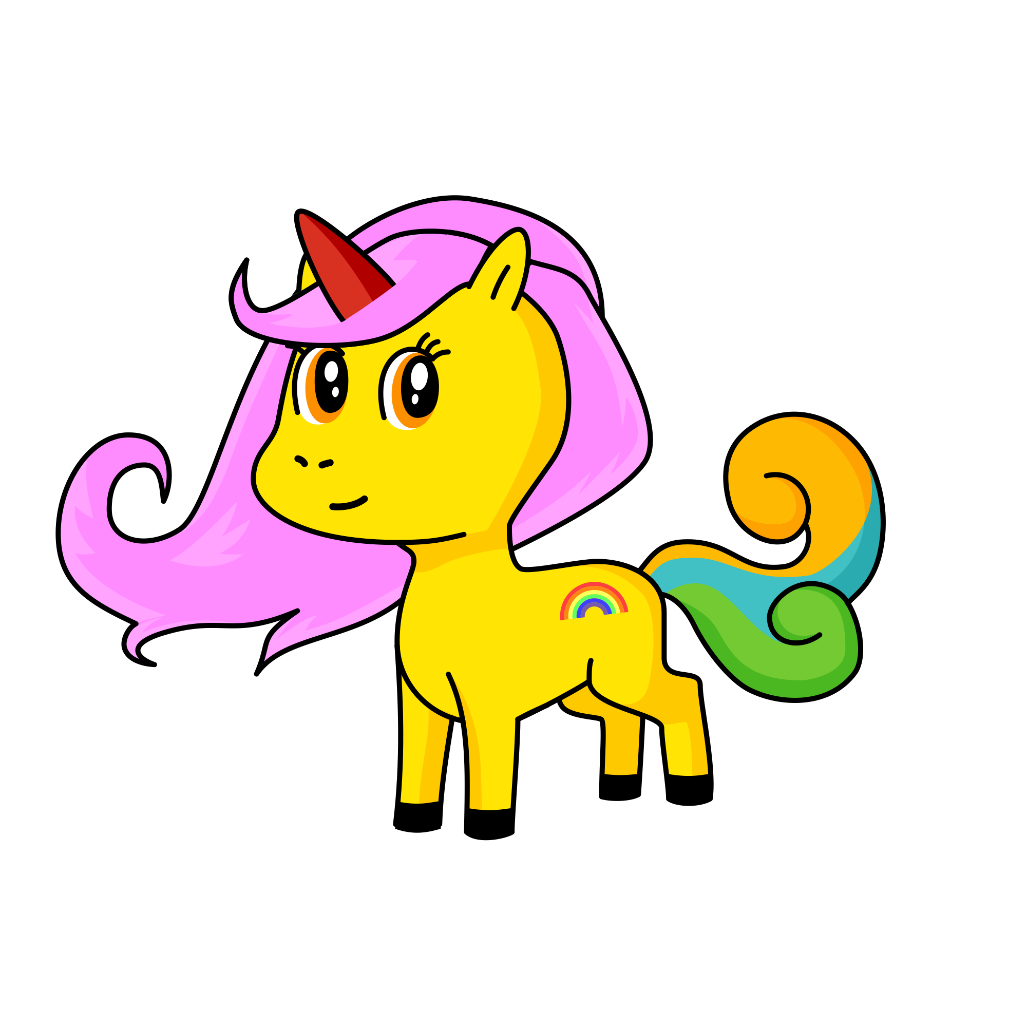 Bubbles , the unicorn