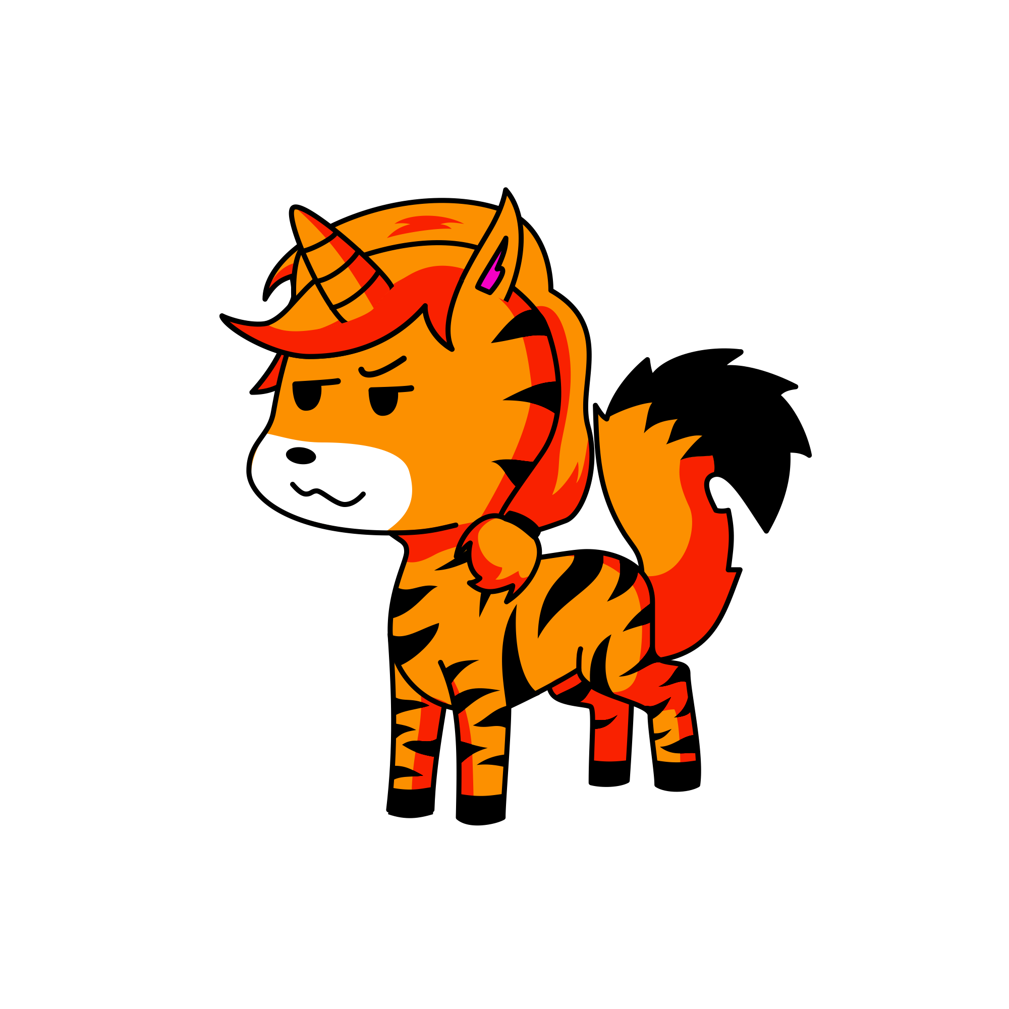 Tiger, the unicorn