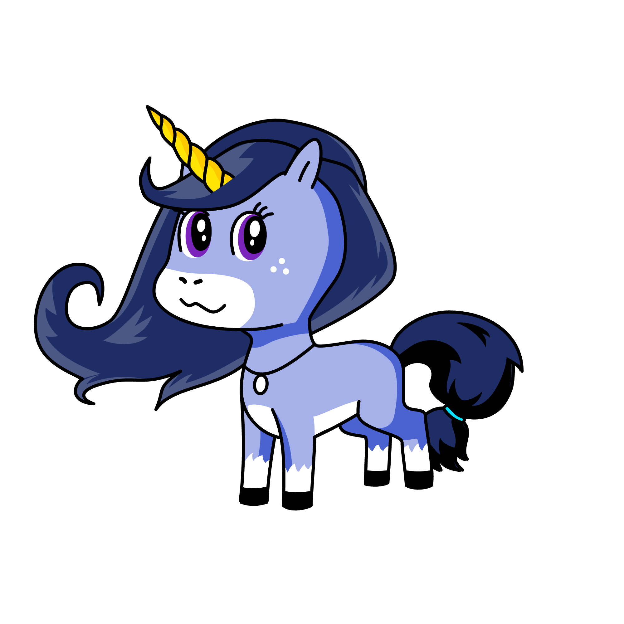 Glow, the unicorn