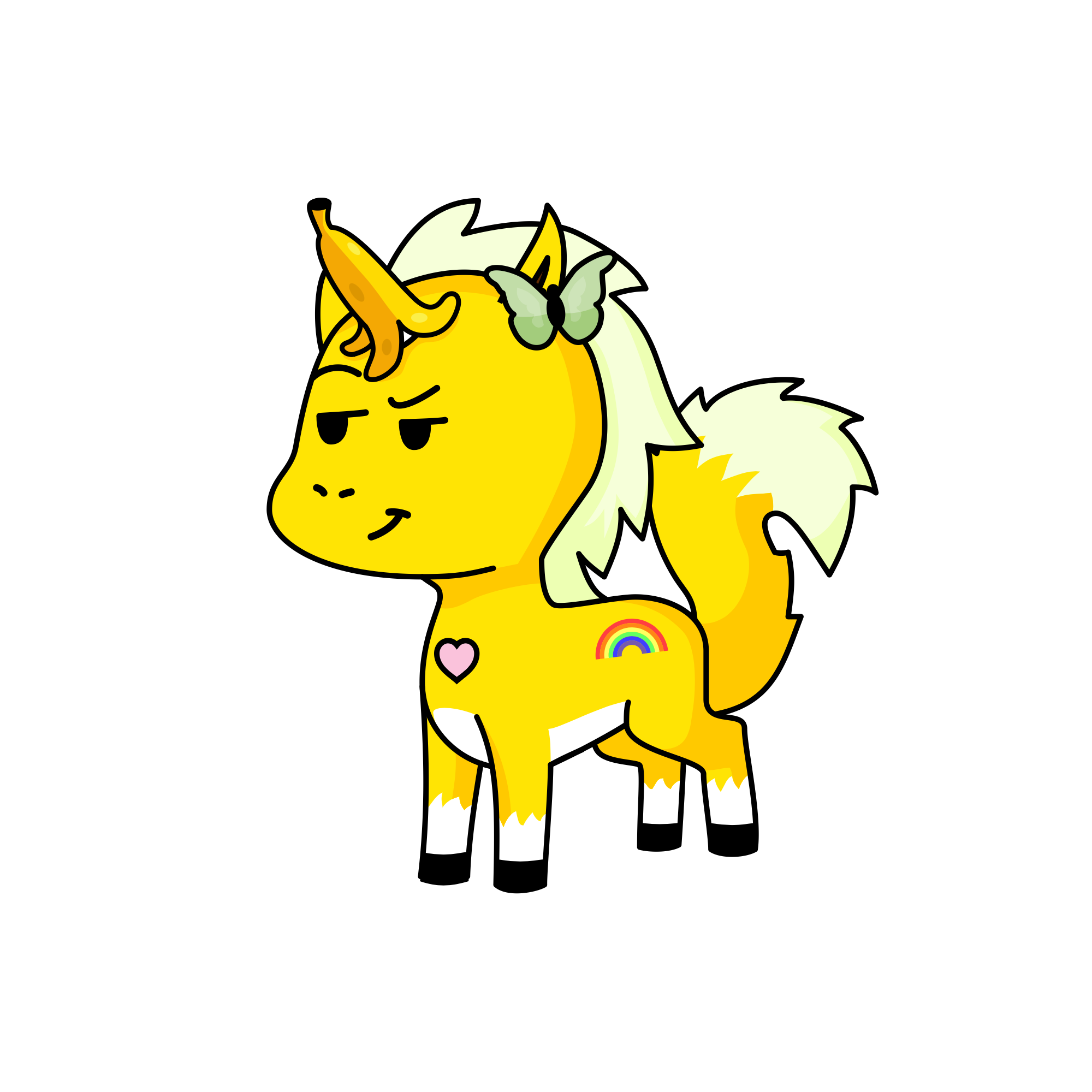 Banana, the unicorn