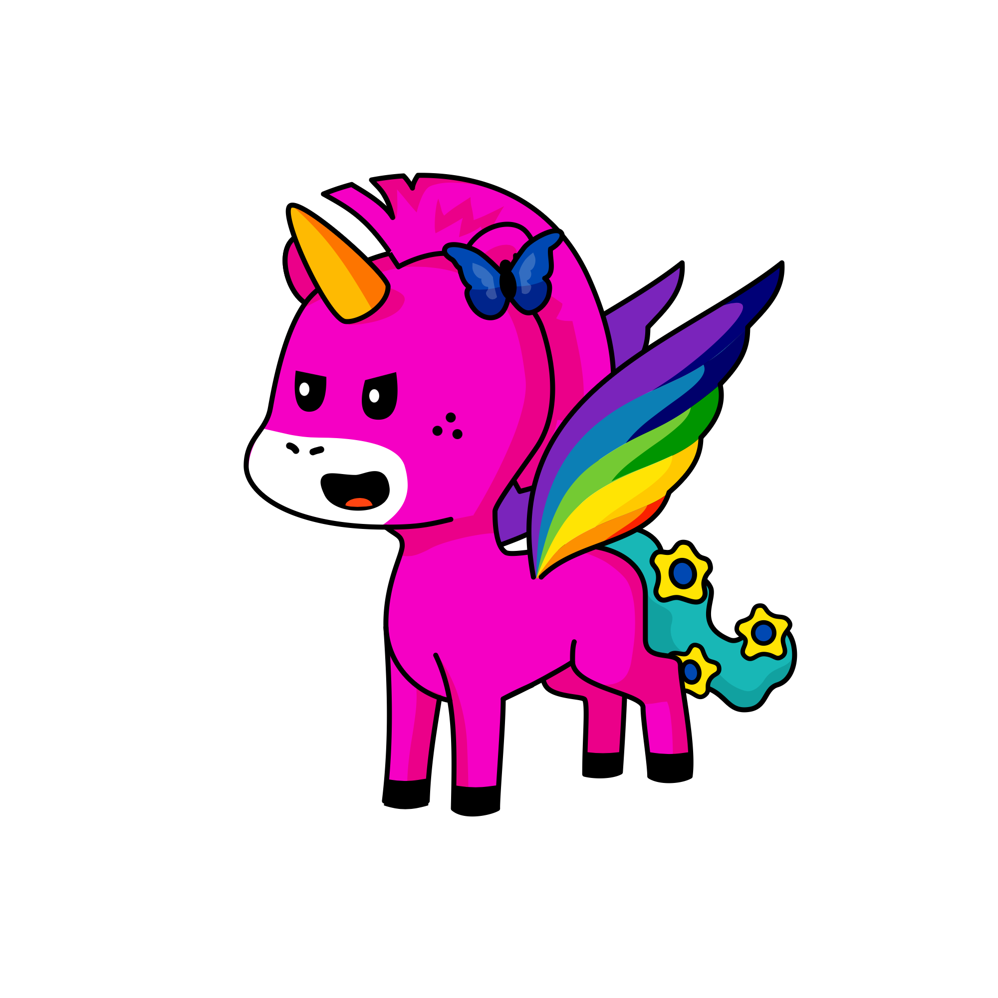 Slylock Fox, the unicorn