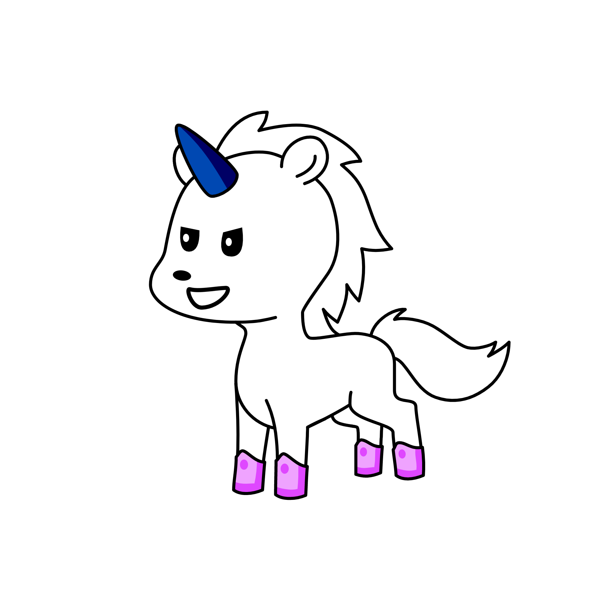Sans In Snowdin, the unicorn