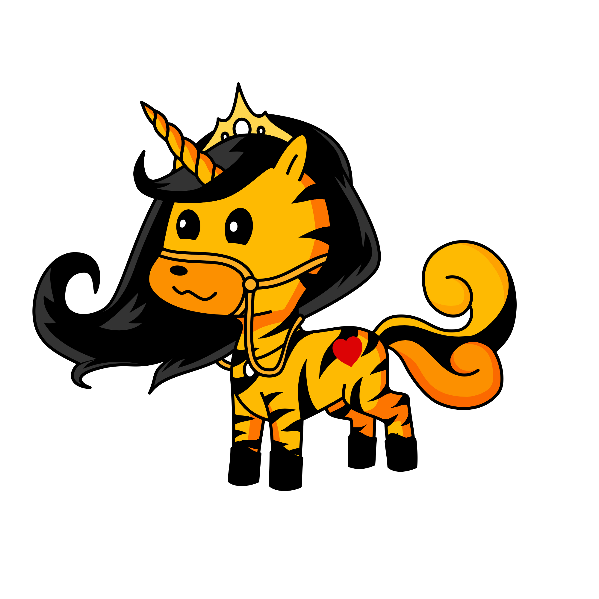 Tiger queen 🐅, the unicorn