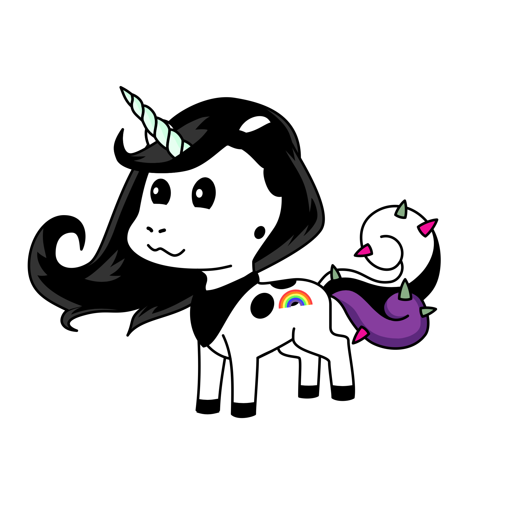 Panda Princess, the unicorn