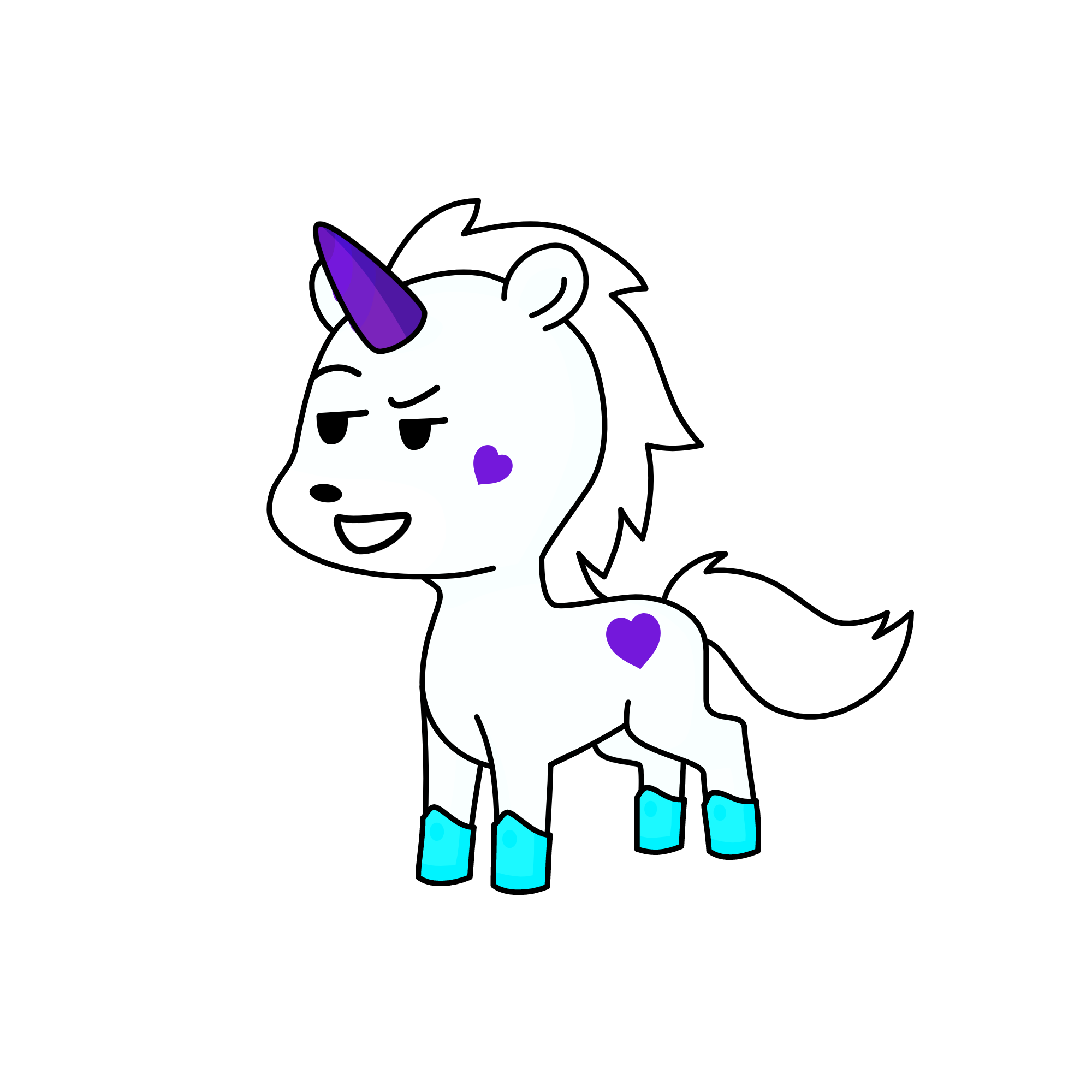 Lust Sans On Stage, the unicorn