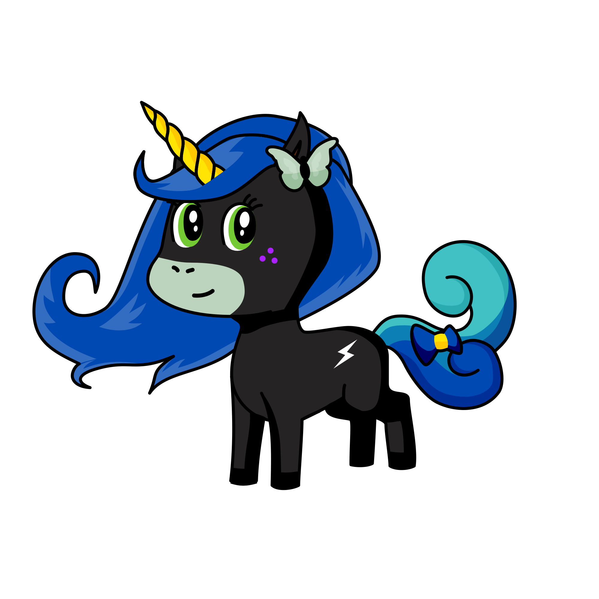 Jester’s Solstice, the unicorn