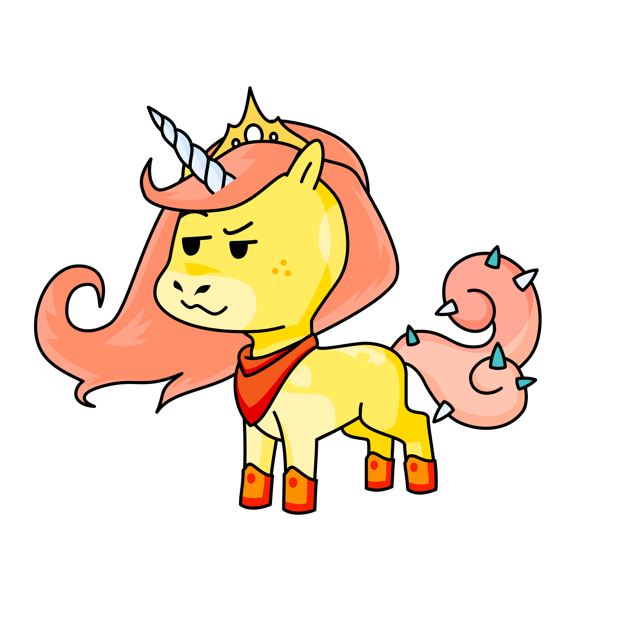 Gossamer’s Glow, the unicorn