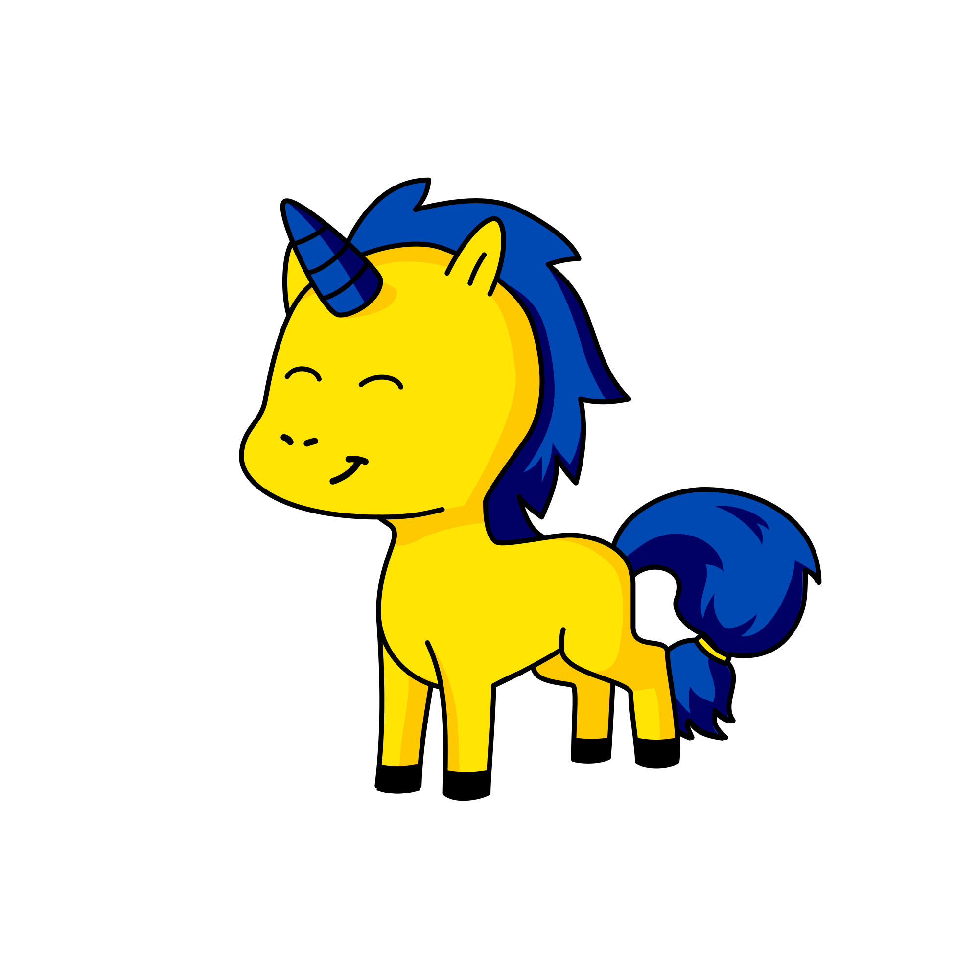 Monday, the unicorn