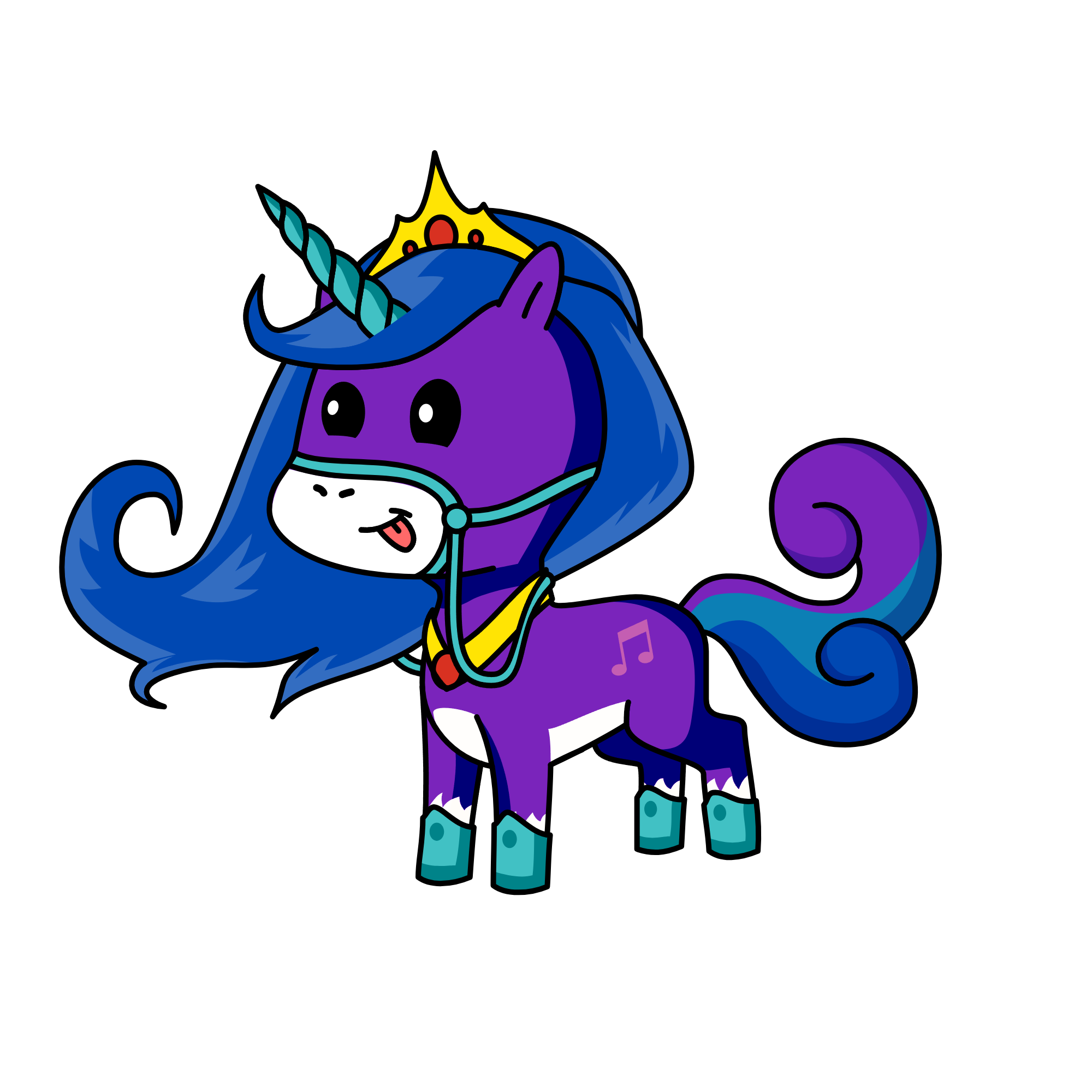 Crystal Song, the unicorn