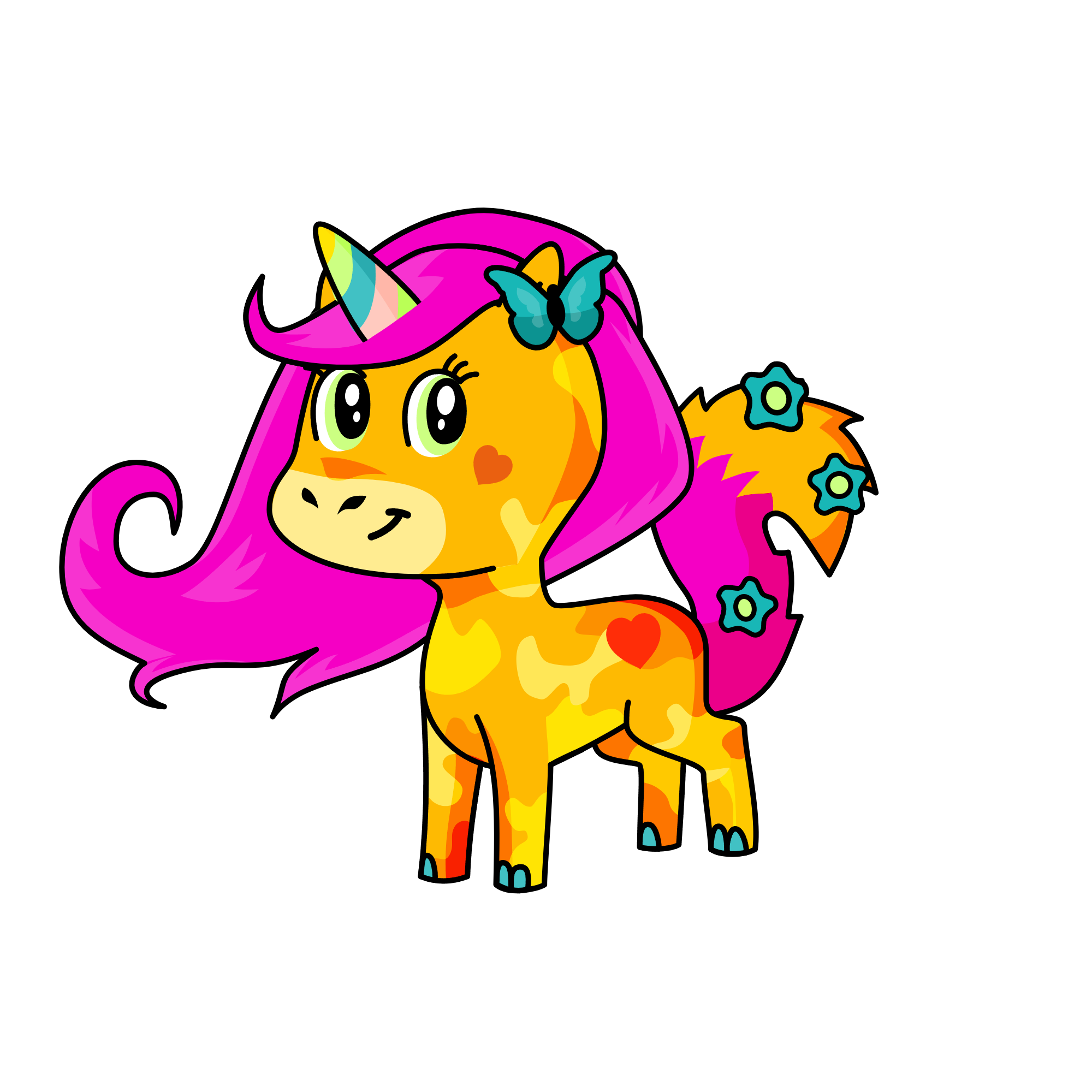 Aiya, the unicorn