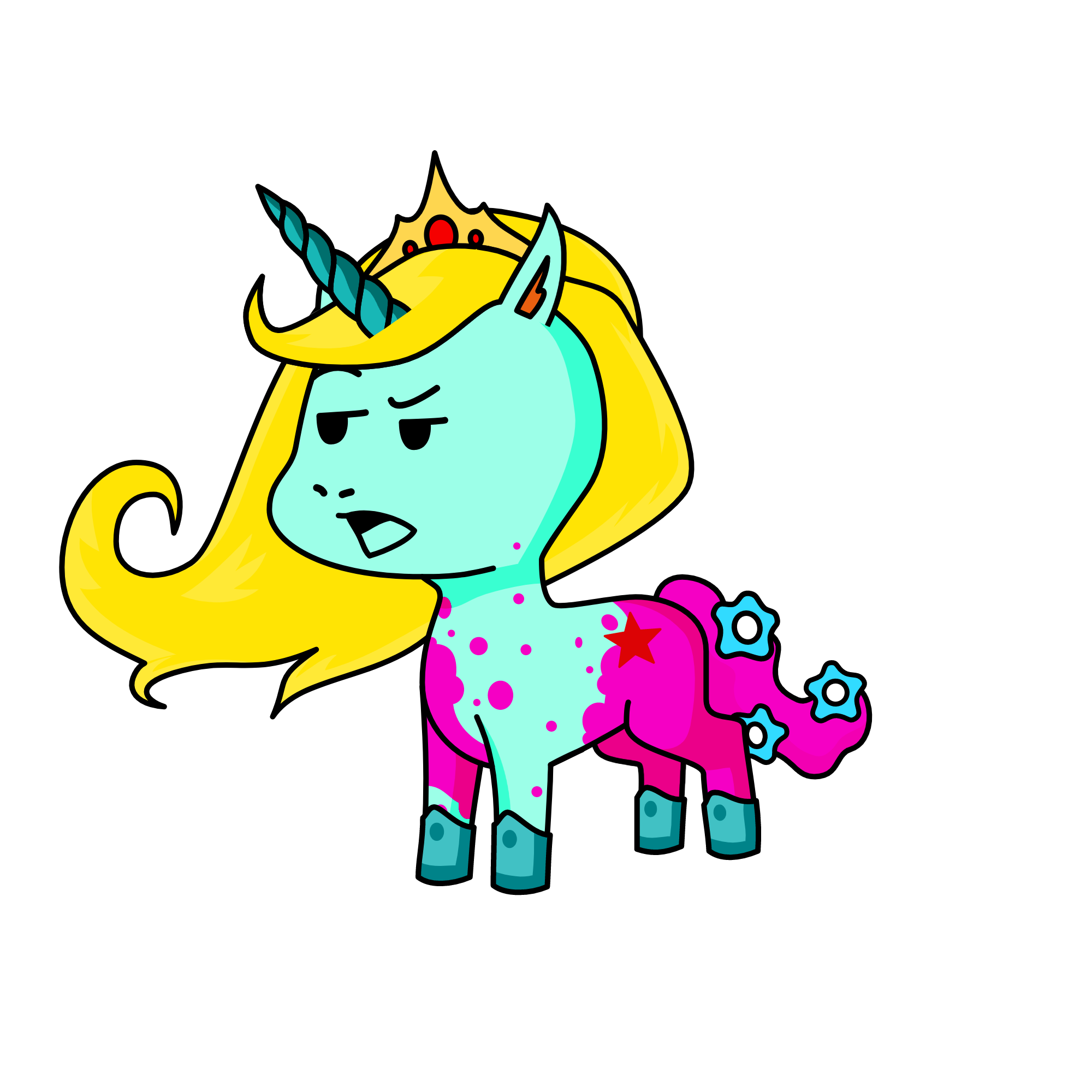 m m,m n,, the unicorn