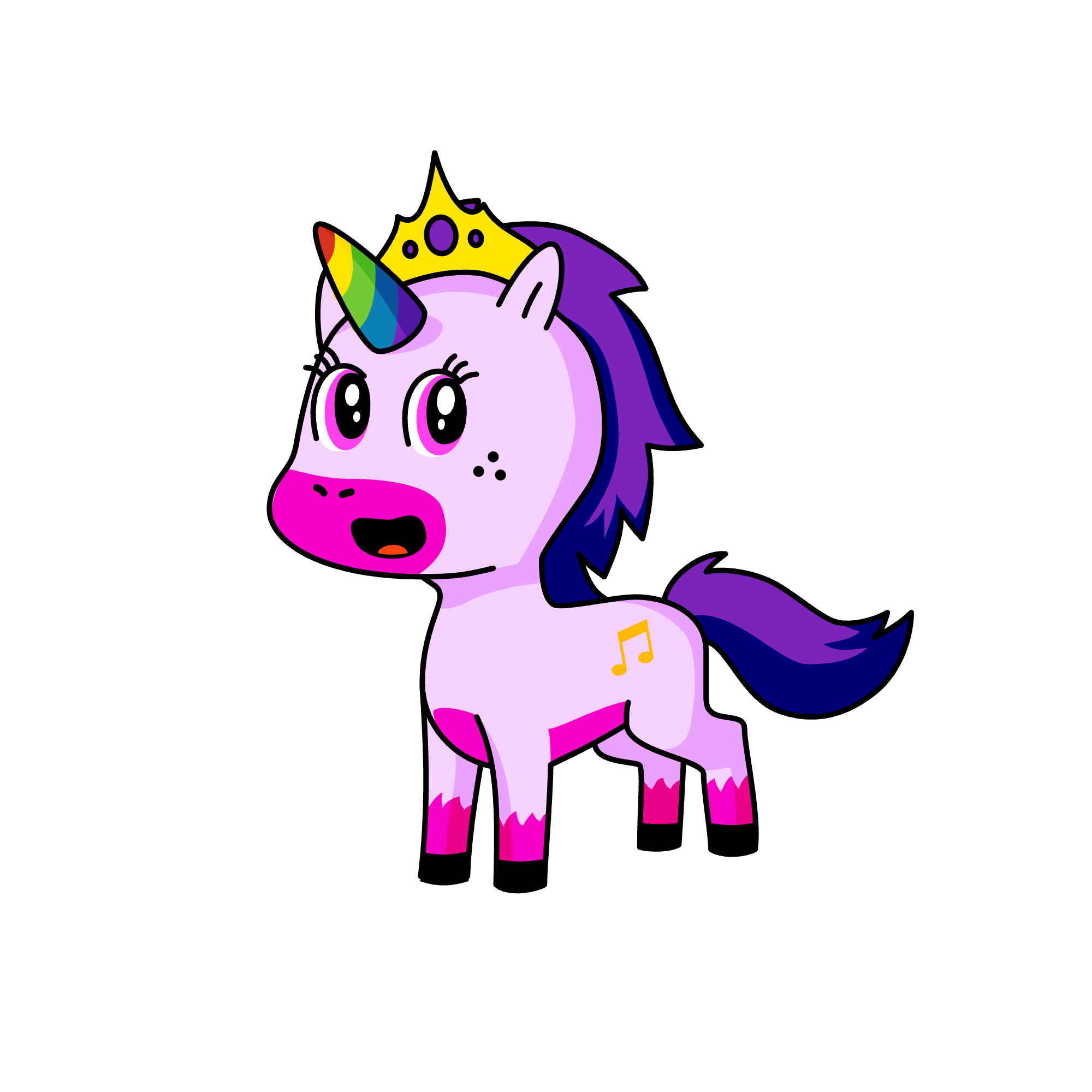 Cupcake, the unicorn