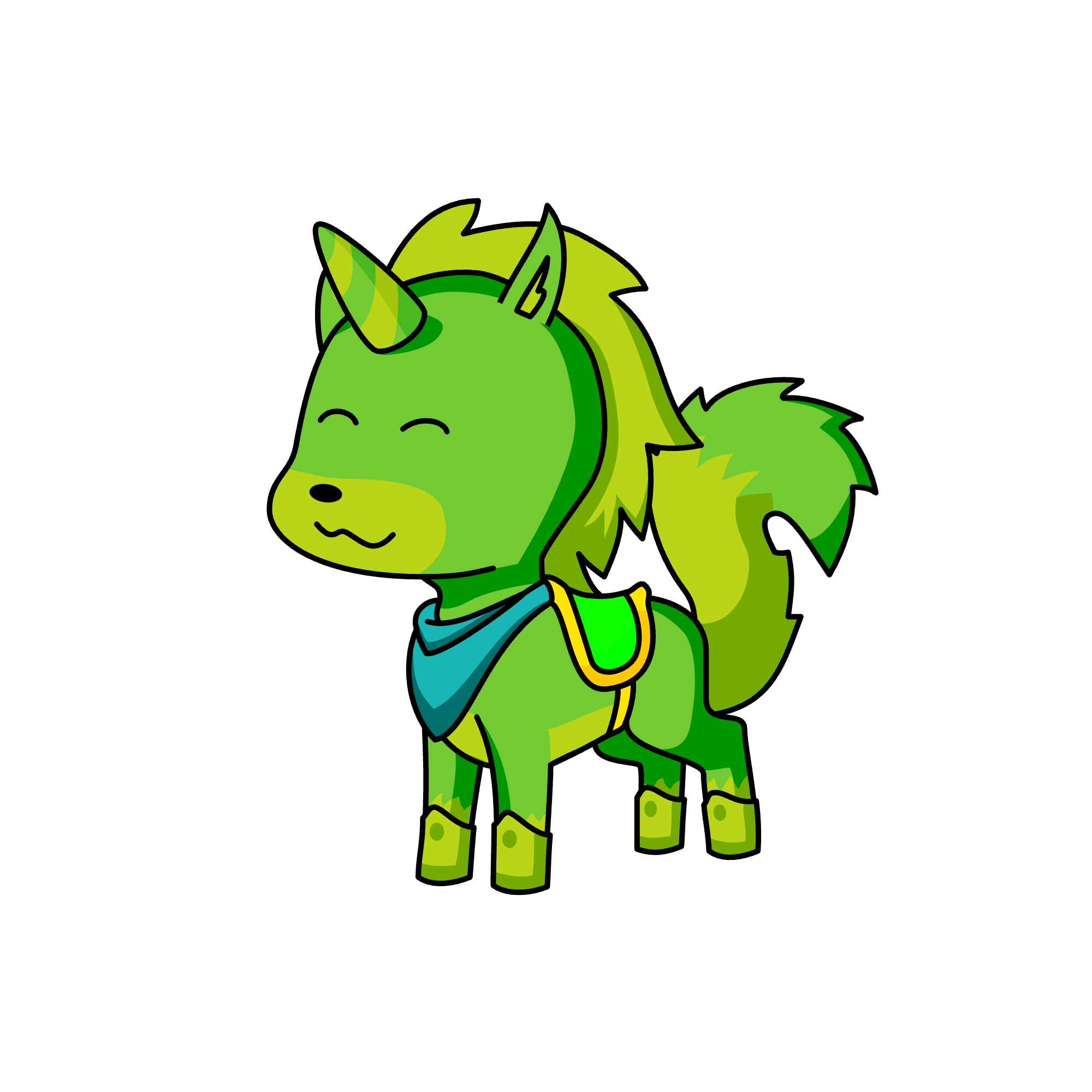 Treegy, the unicorn
