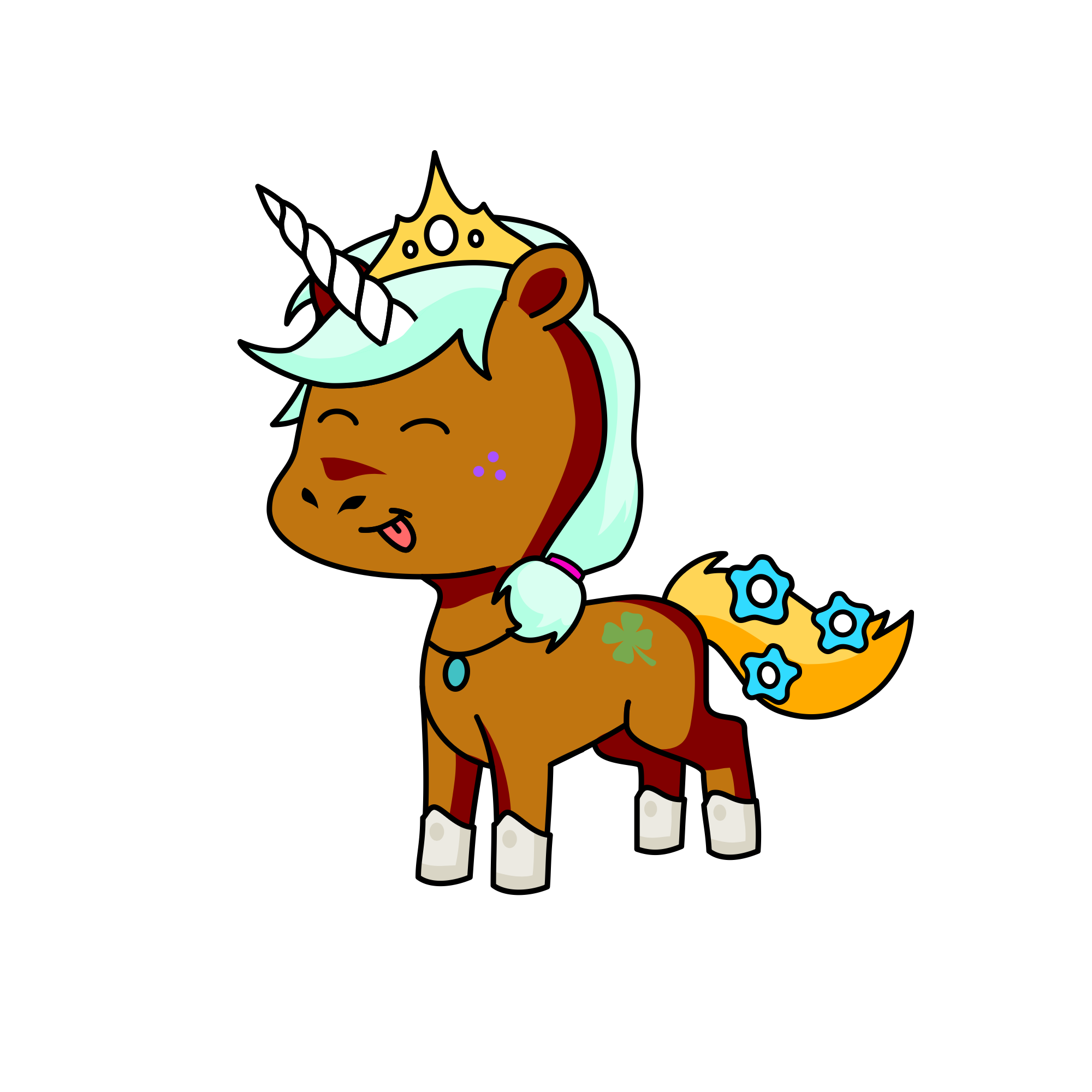 Hope, the unicorn