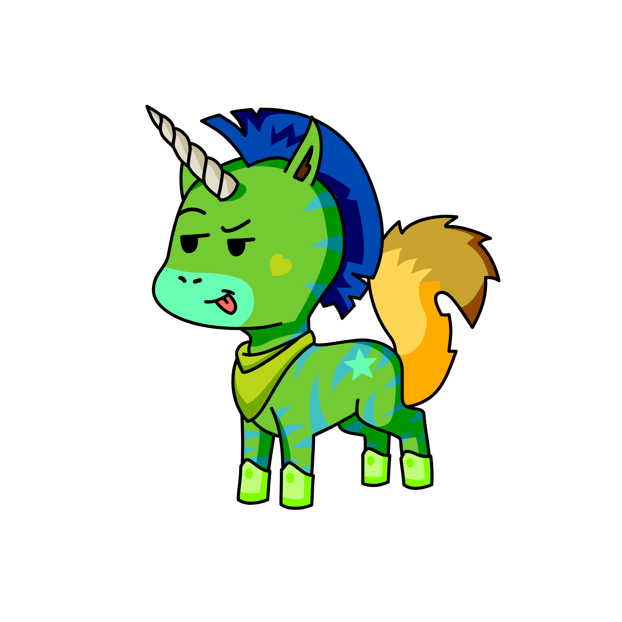 BILLY BOB JO, the unicorn