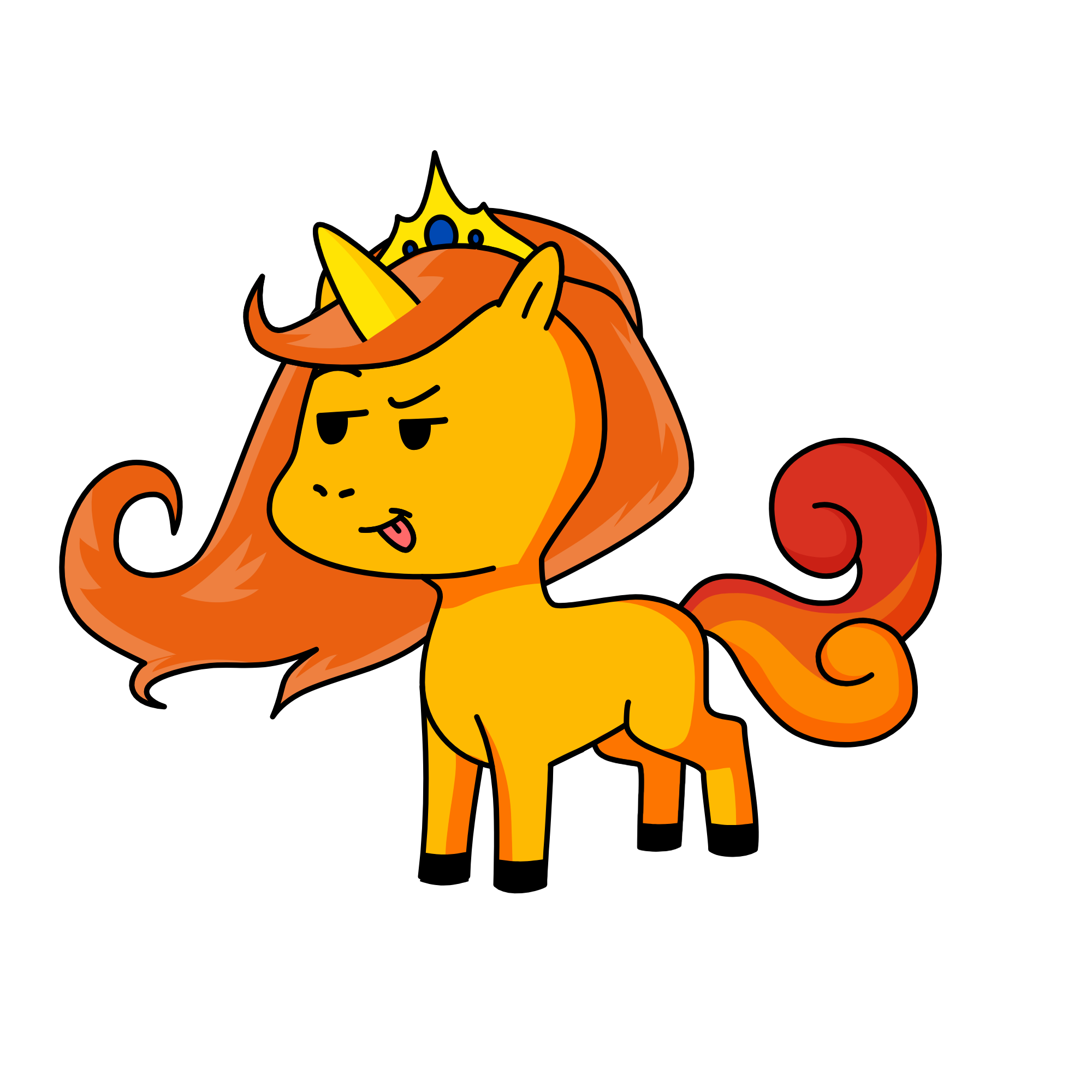 Tuffy, the unicorn