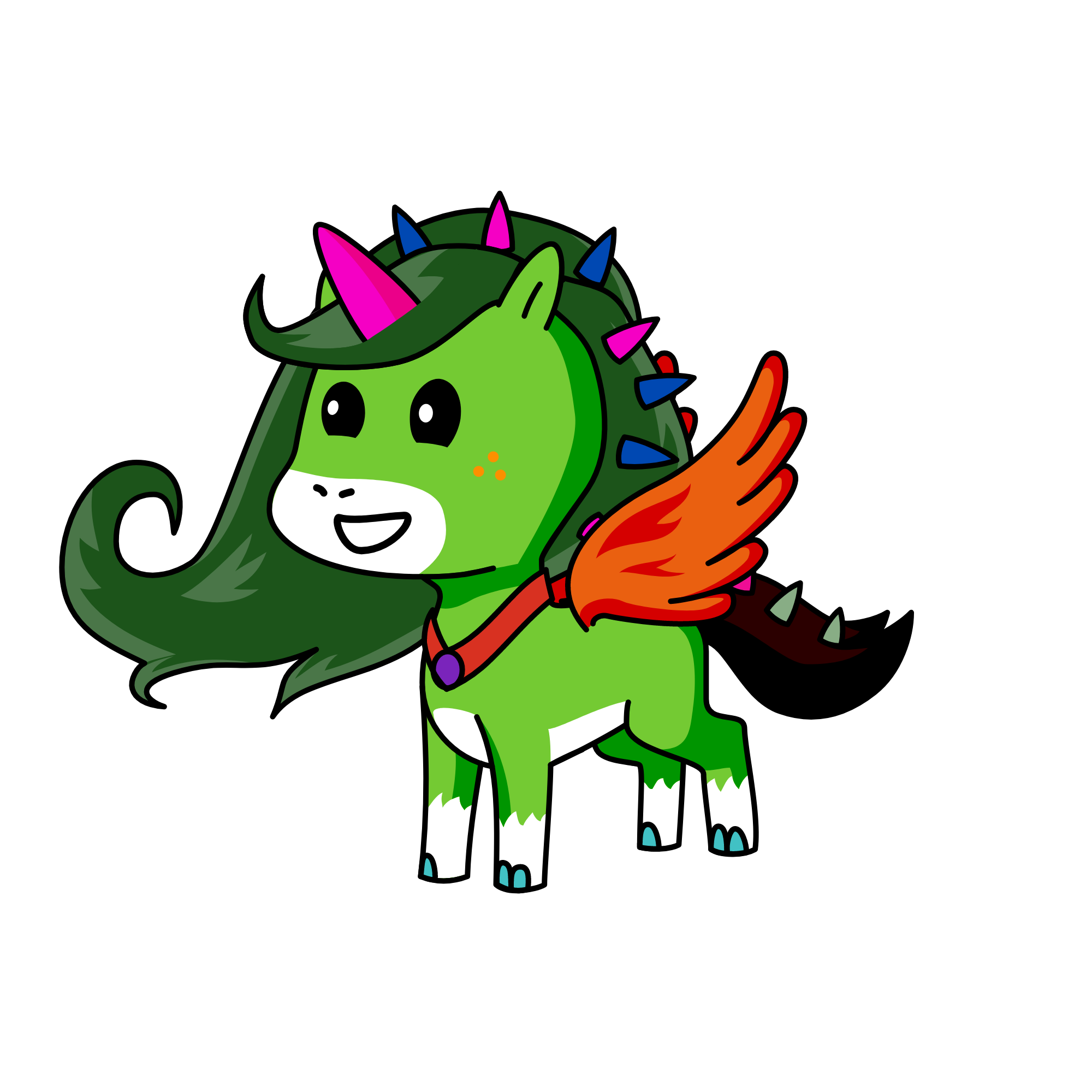 spikey, the unicorn