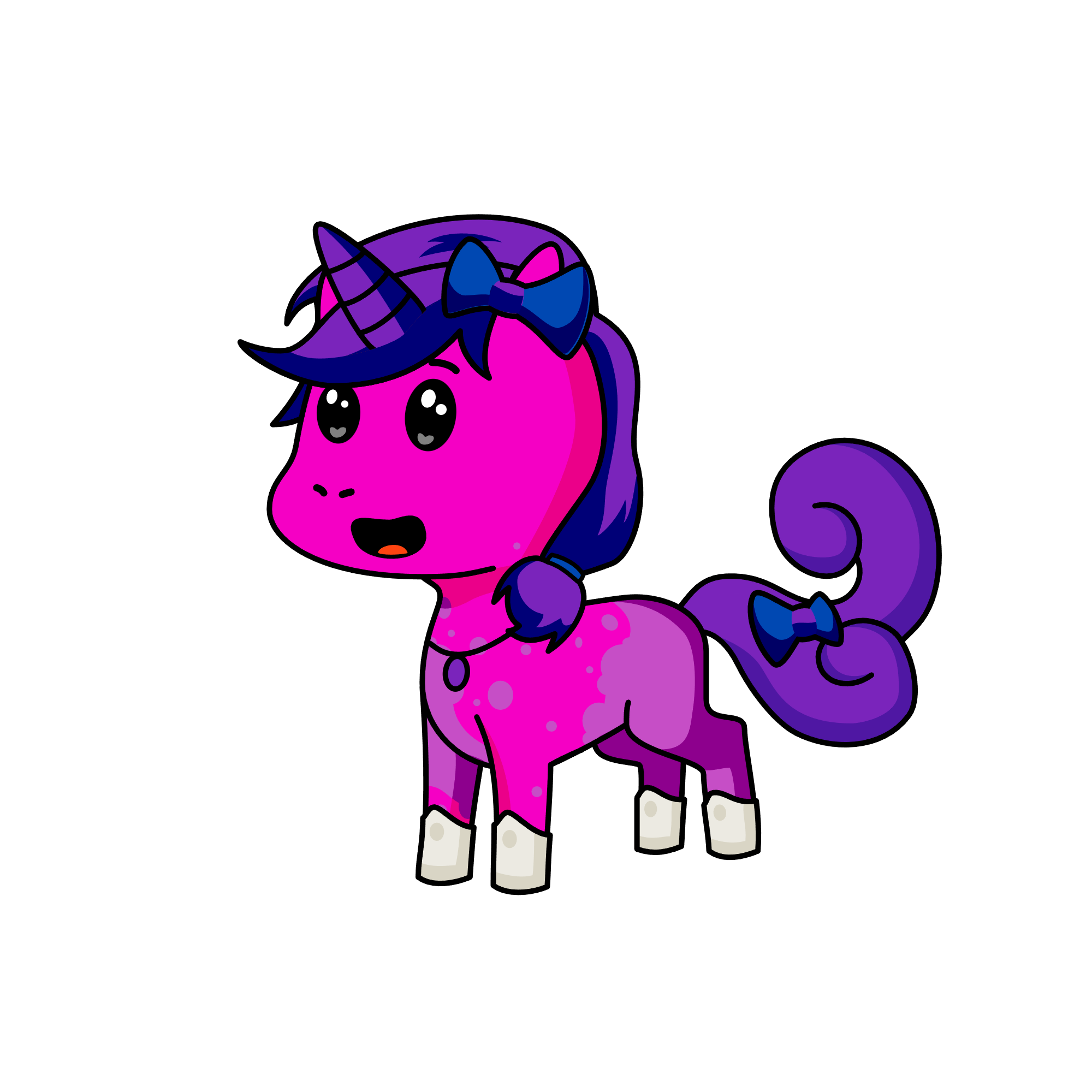 Strawberry, the unicorn