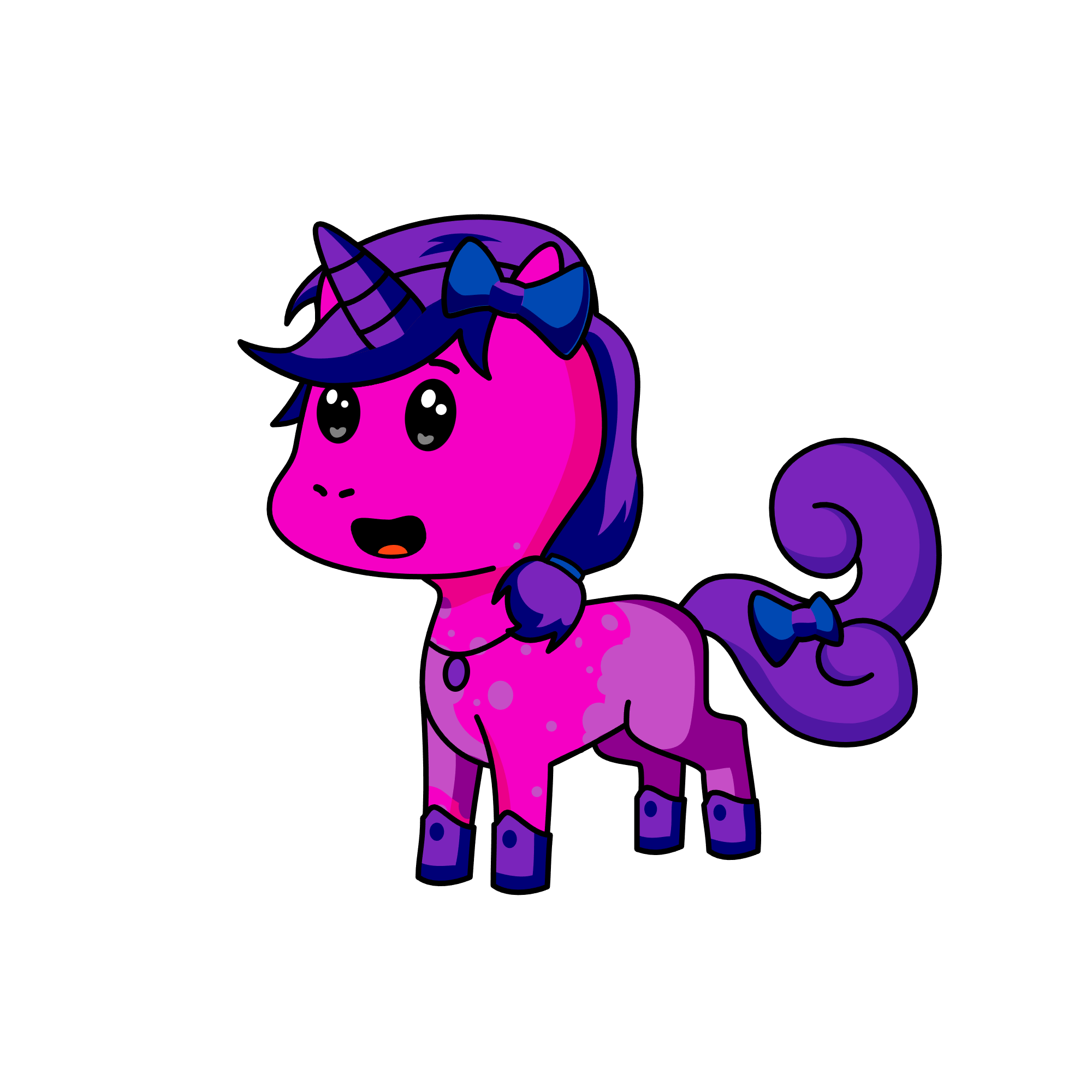Strawberry, the unicorn