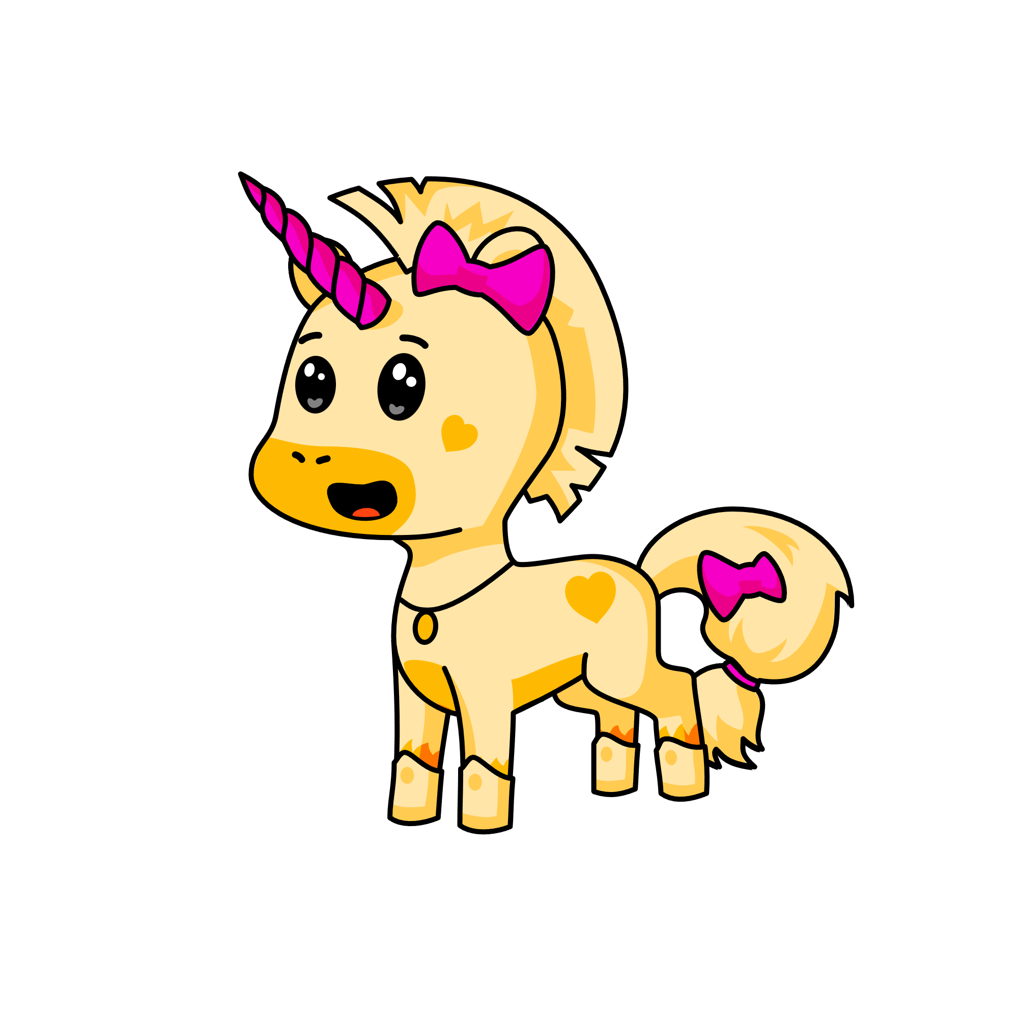 Waffle , the unicorn