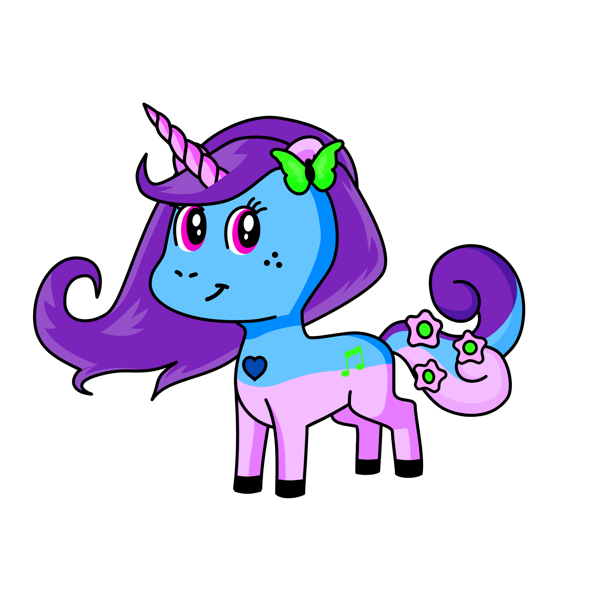 sweety, the unicorn