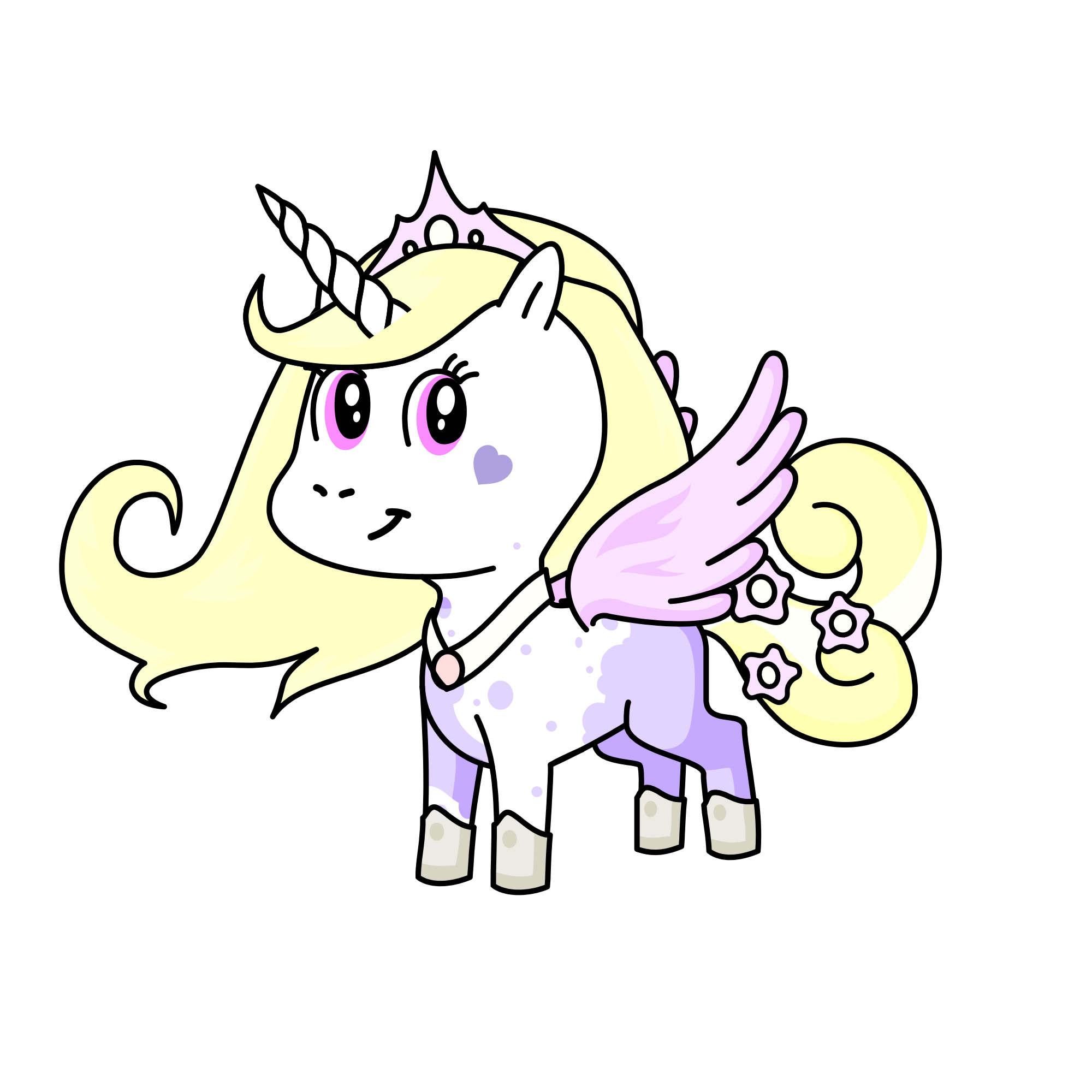 Queen Sunrise, the unicorn