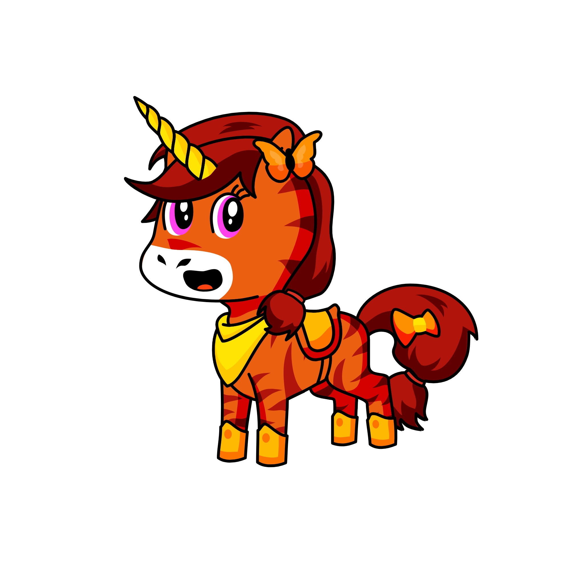 Duste, the unicorn