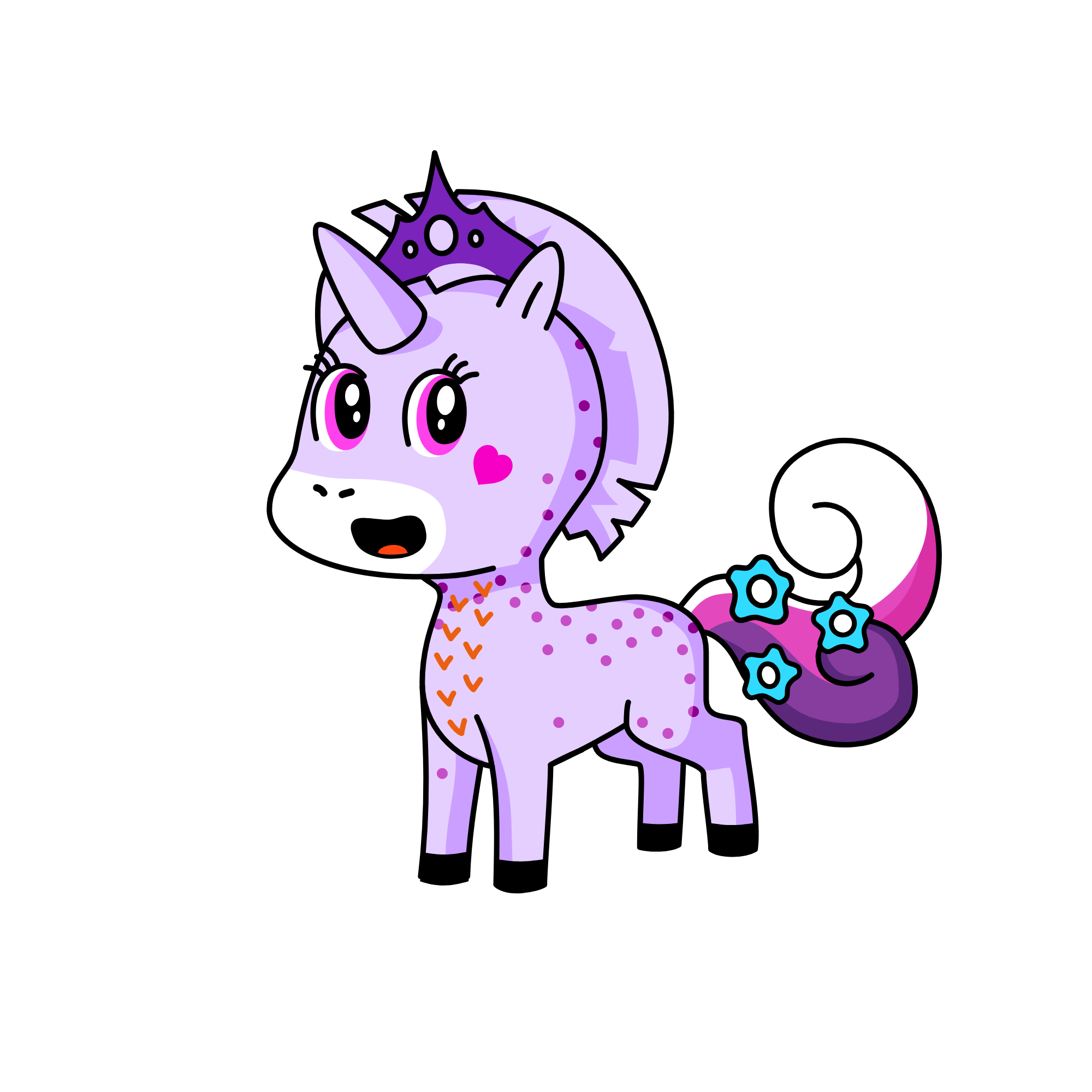 Cutie, the unicorn