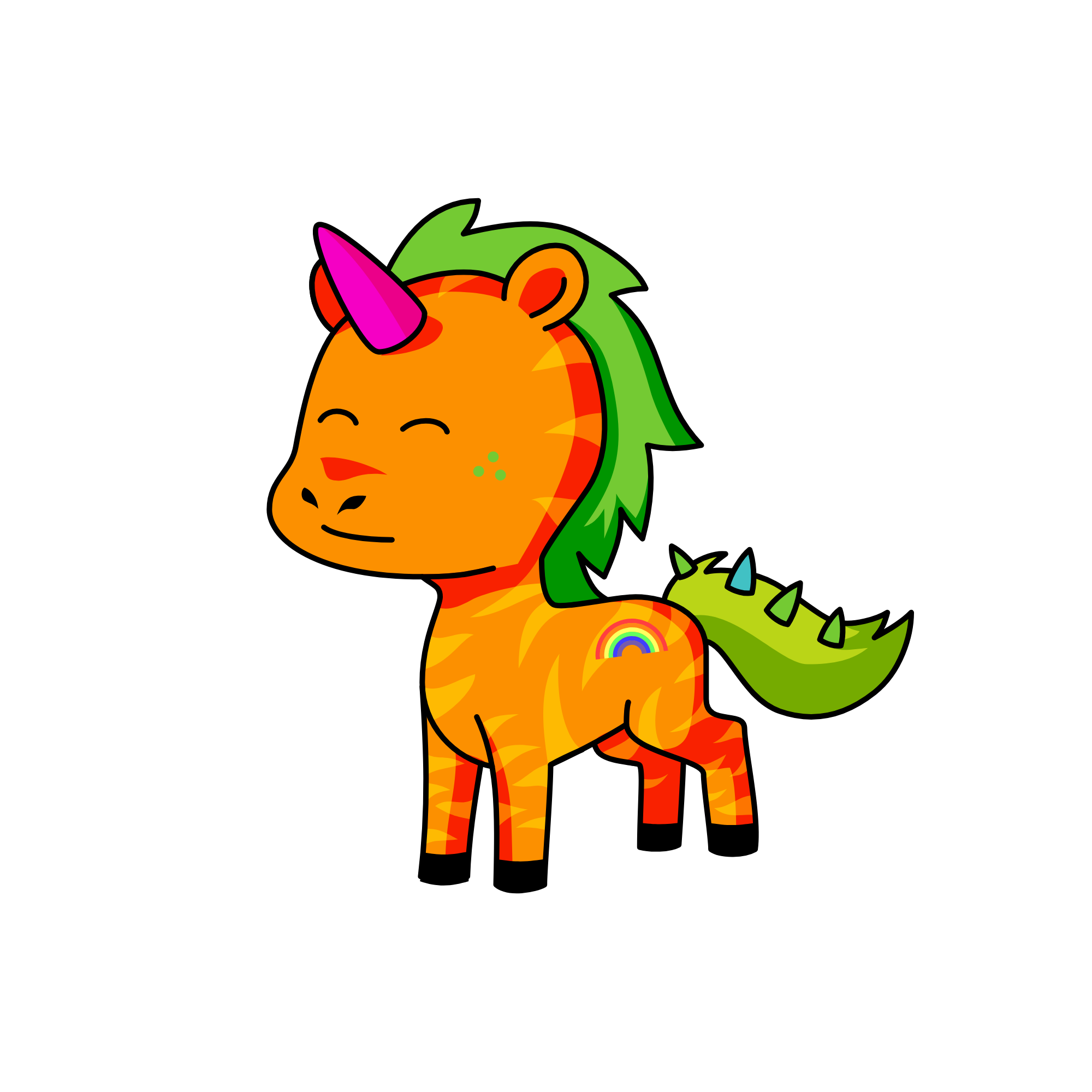 polkijhg, the unicorn