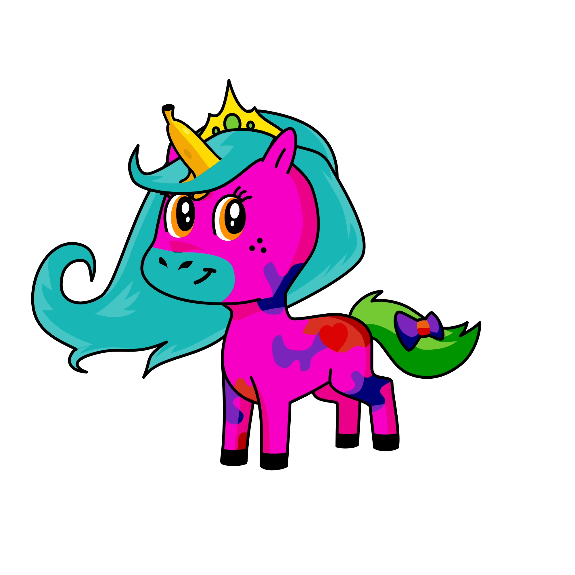 princess  coco dv slay all day, the unicorn