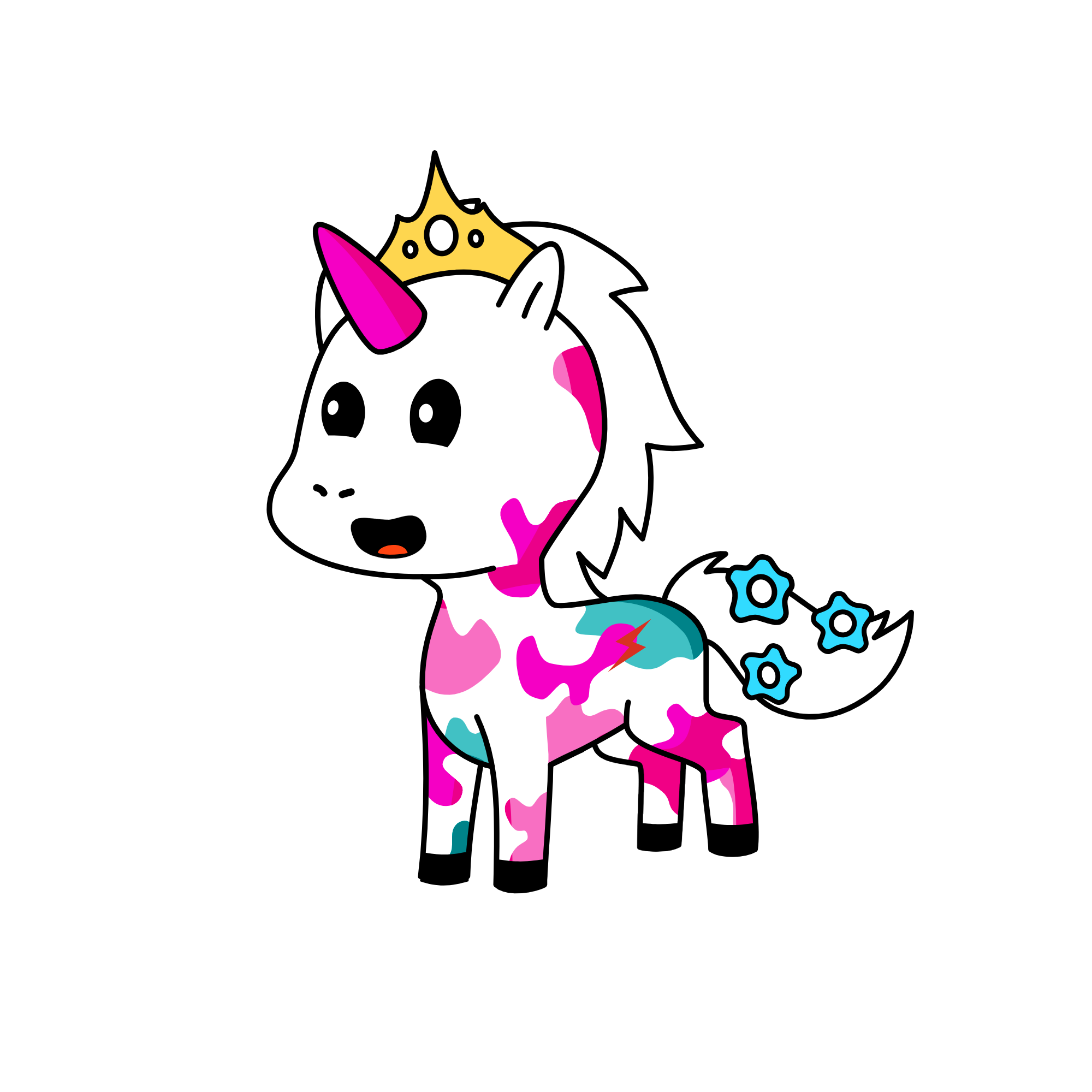 Dani preppy, the unicorn