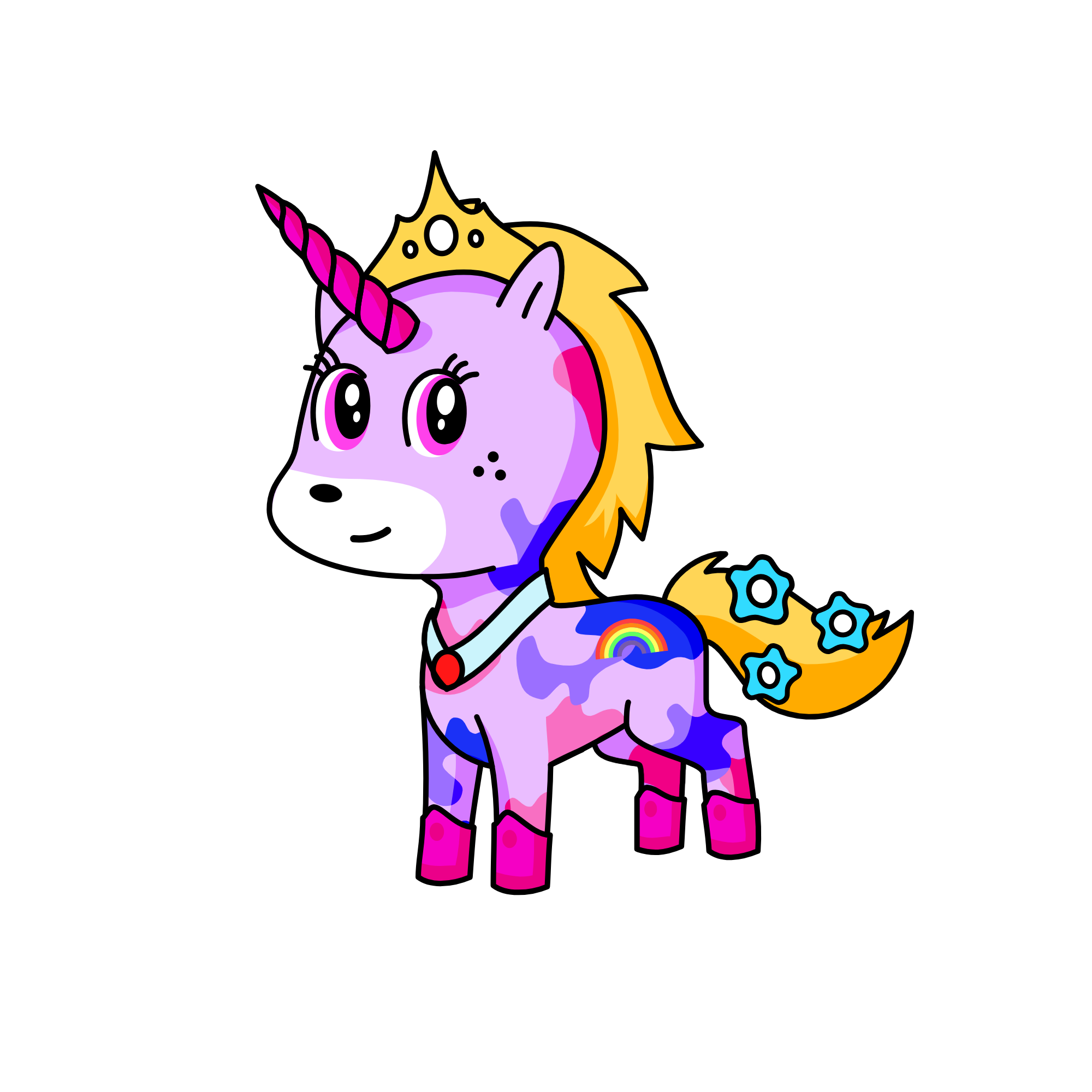SNOWY, the unicorn