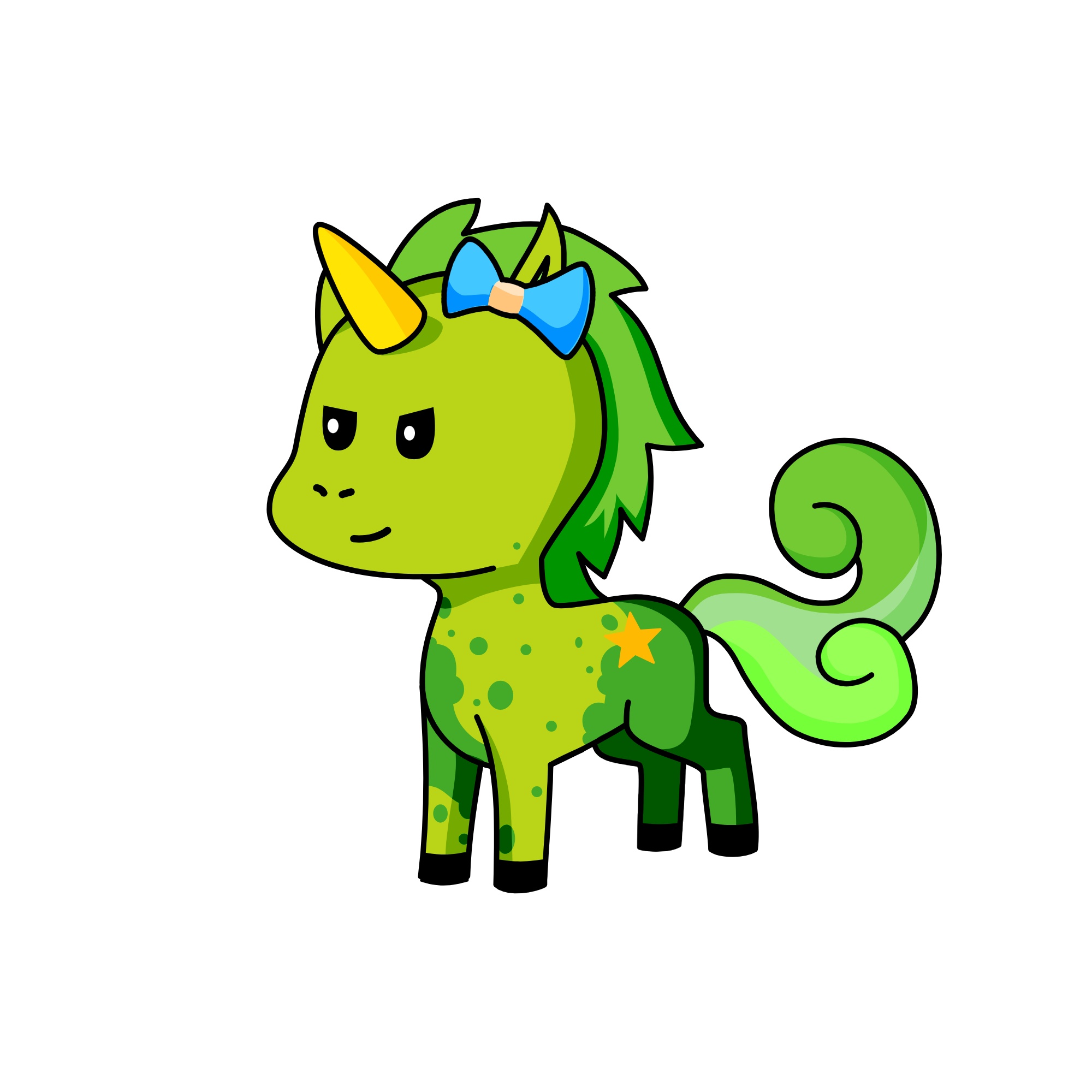 Forest the evil unicorn, the unicorn