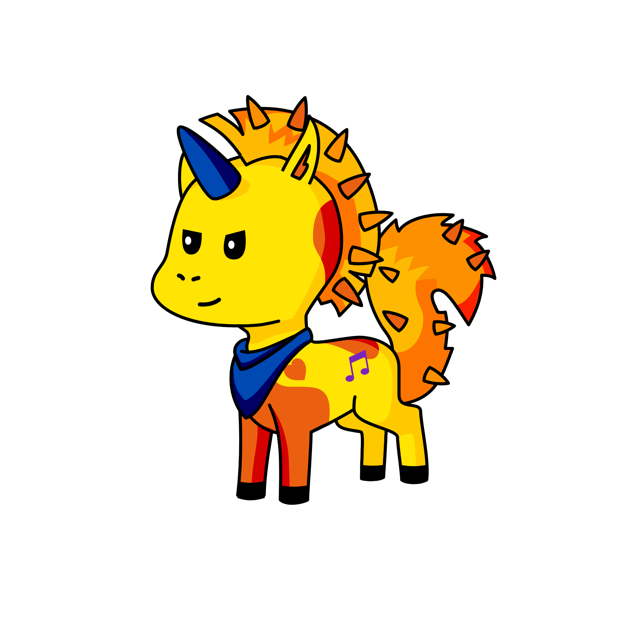 Desert, the unicorn