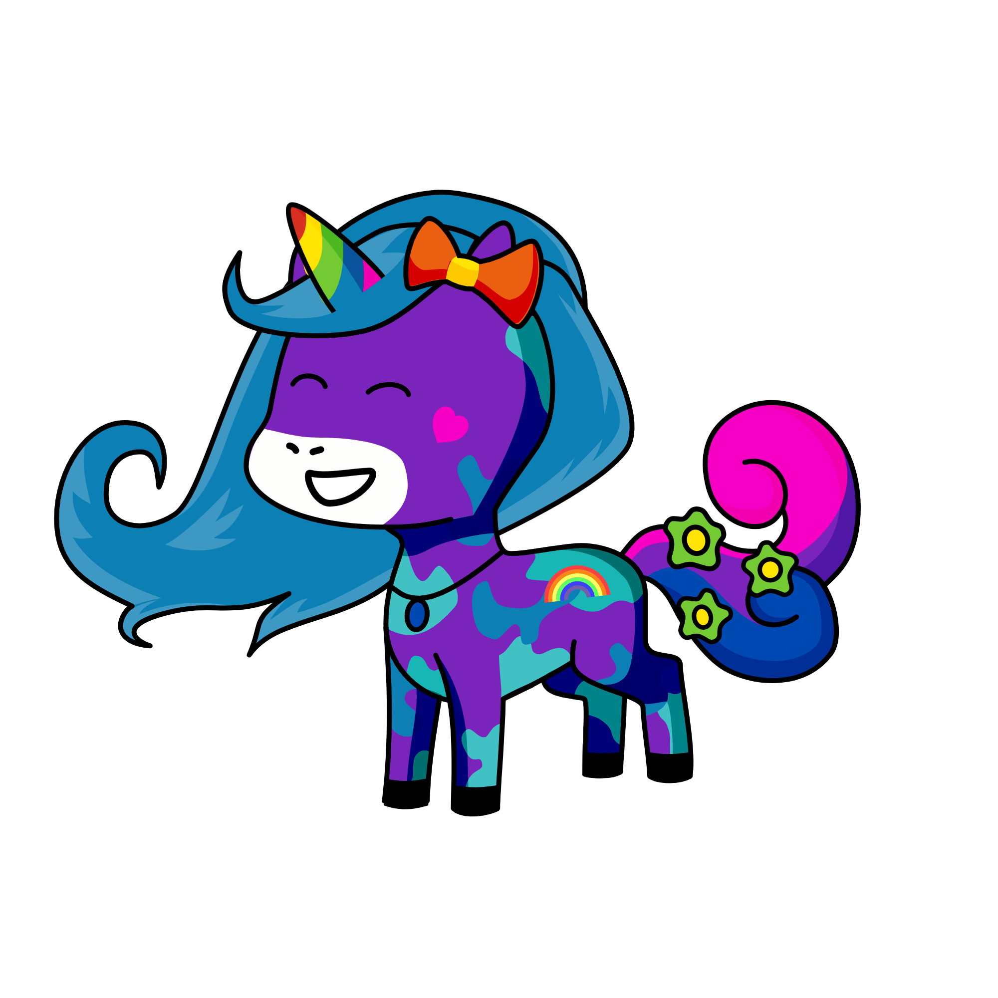  Rainbow Dazzle Sparkle , the unicorn
