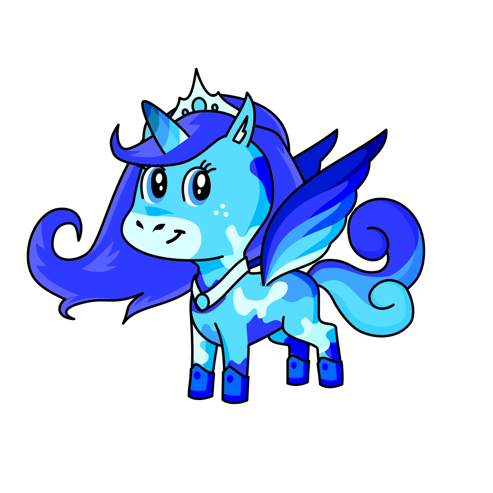 Aqua, the unicorn